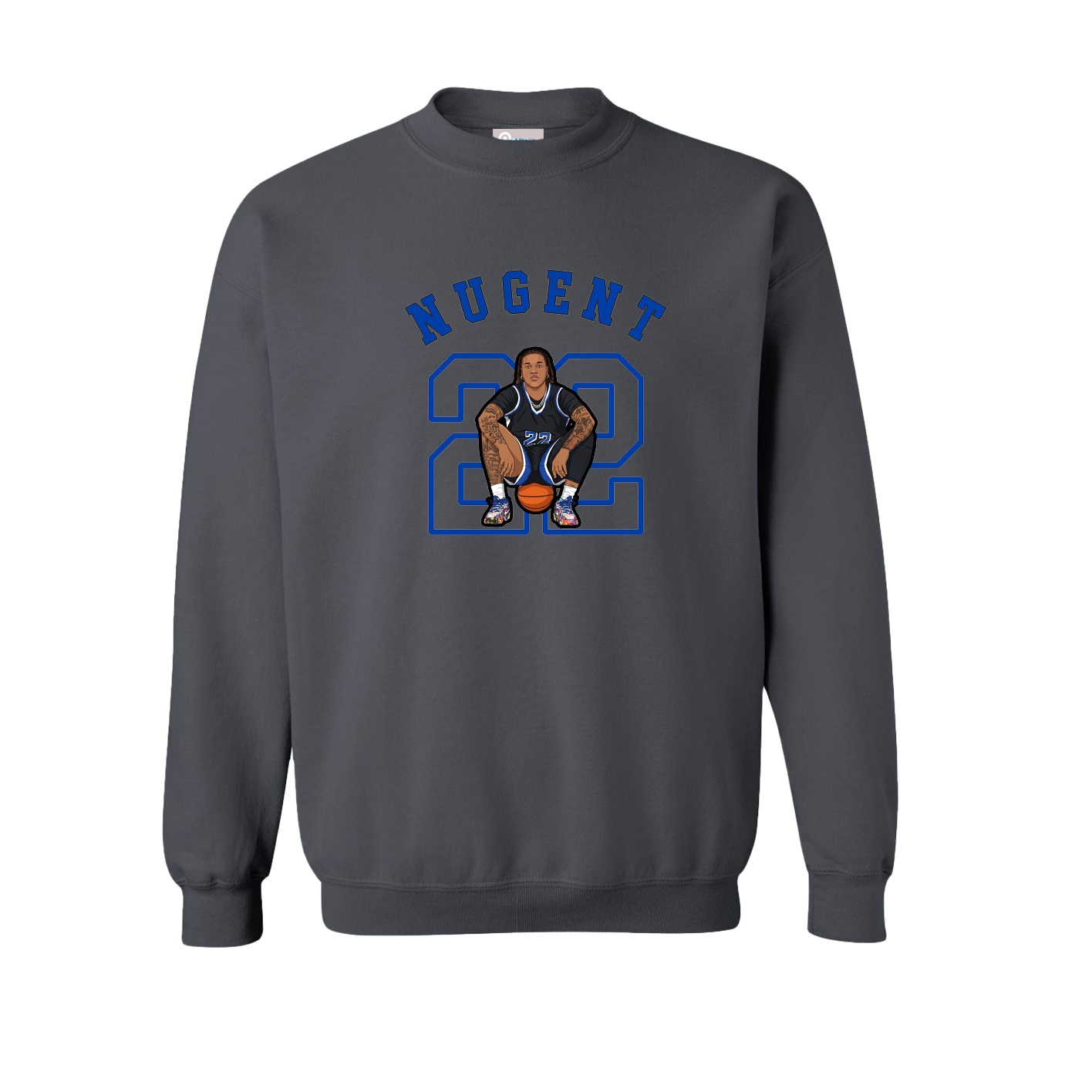 Fleece Crew — Shirsey Arch in Grey