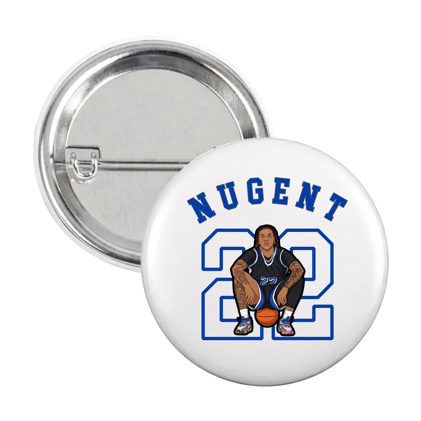 Game Day Button — Shirsey Arch in White