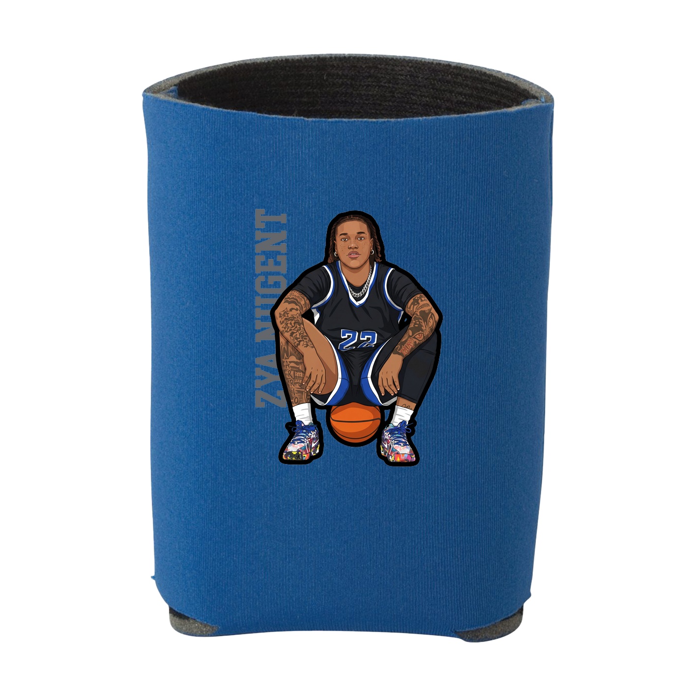 Can Holder — Name Vertical in Royal