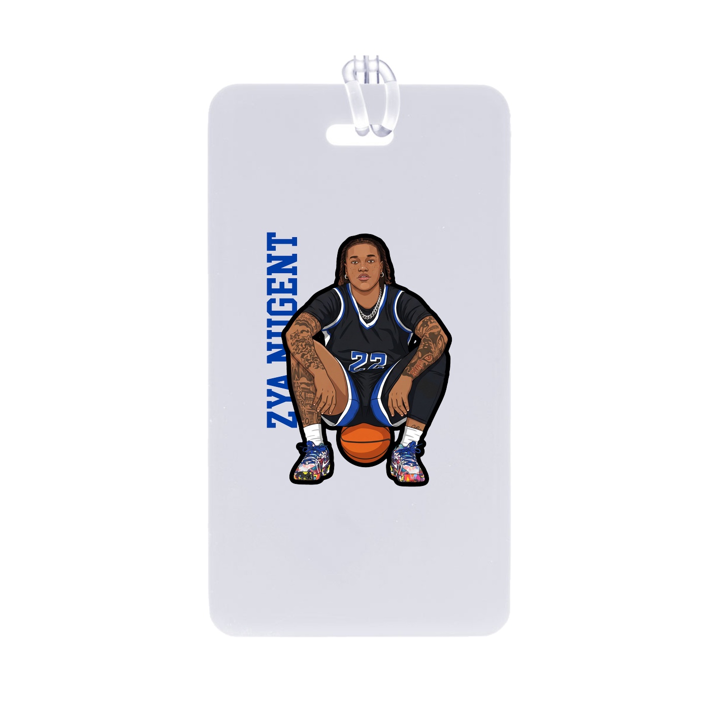 Bag Tag — Name Vertical in Classic