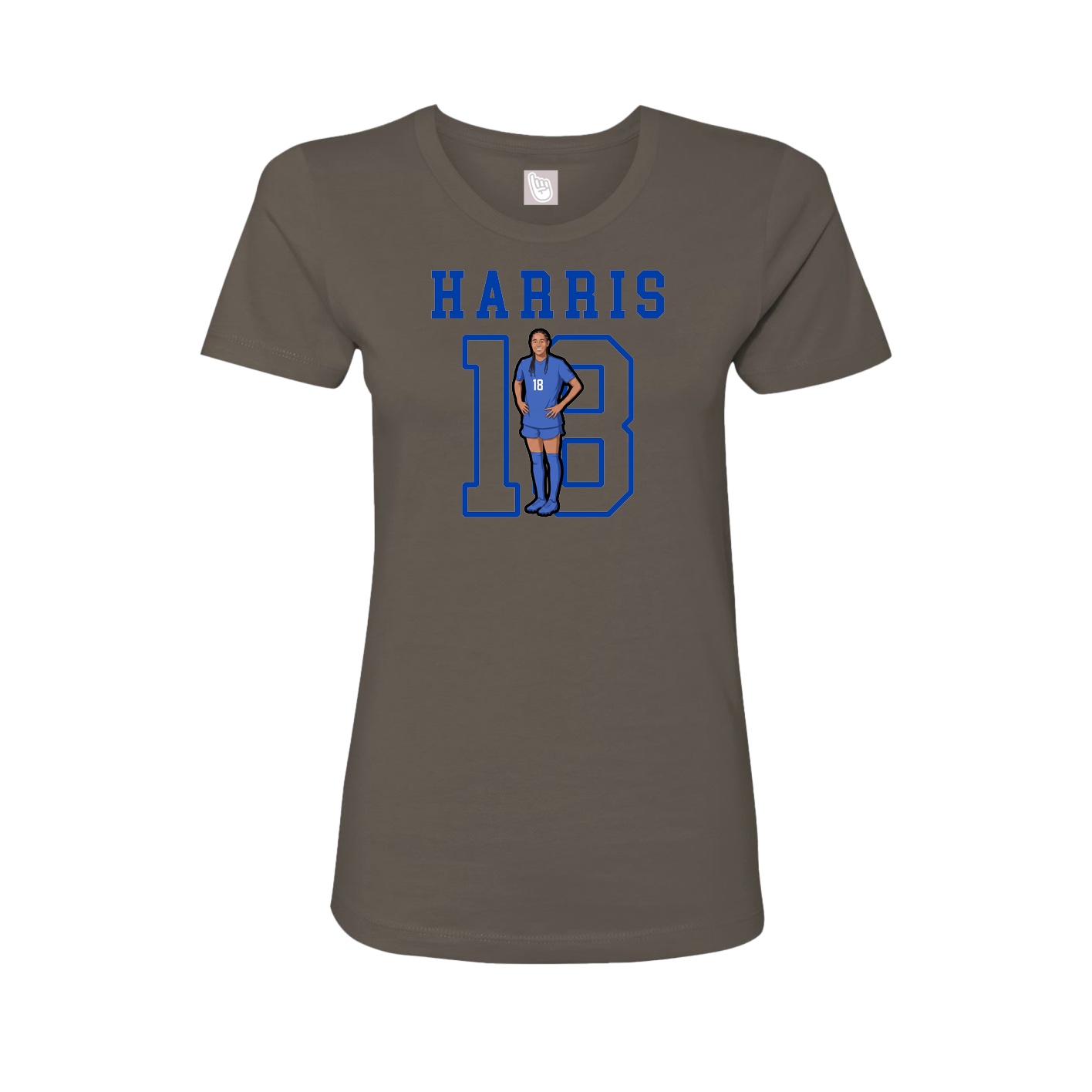 Fitted Women's Tee — Shirsey in Grey