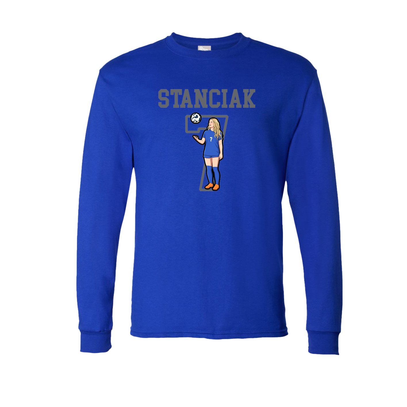 Long Sleeve Tee — Shirsey in Royal