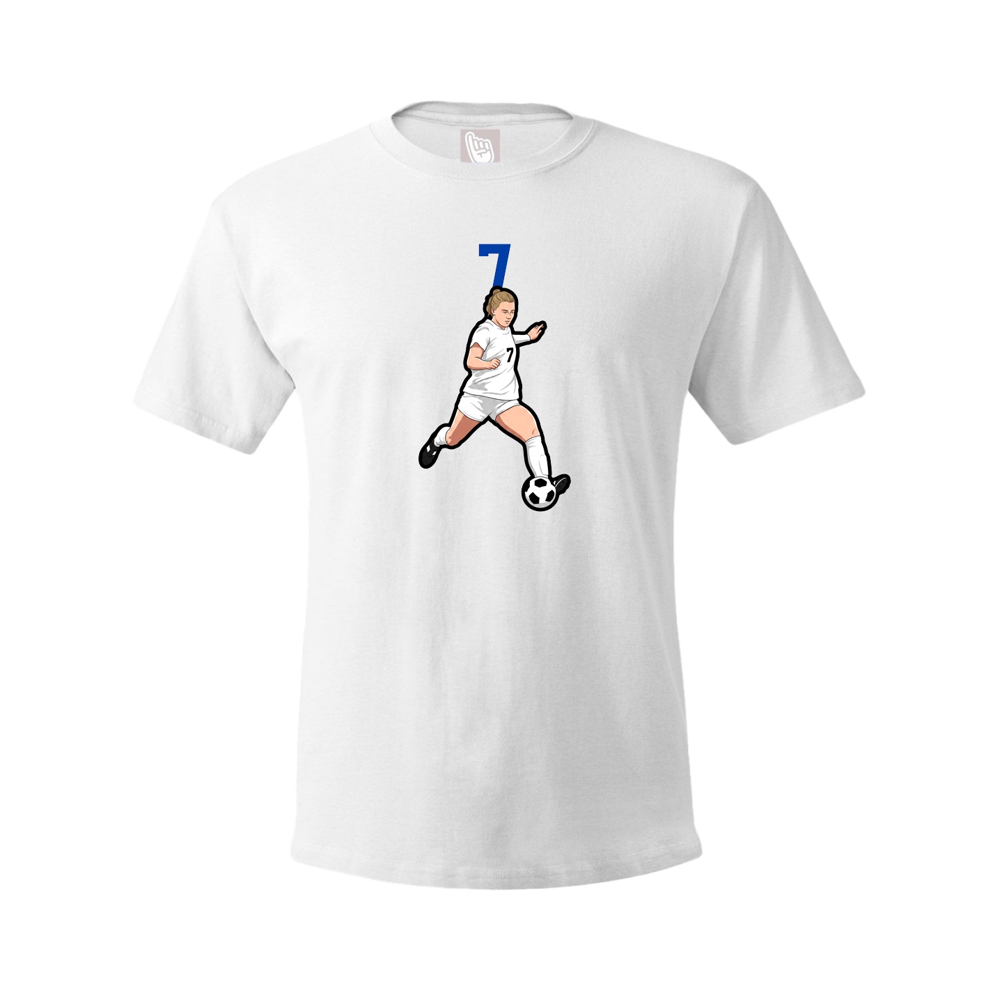 Tee — Number Top in White