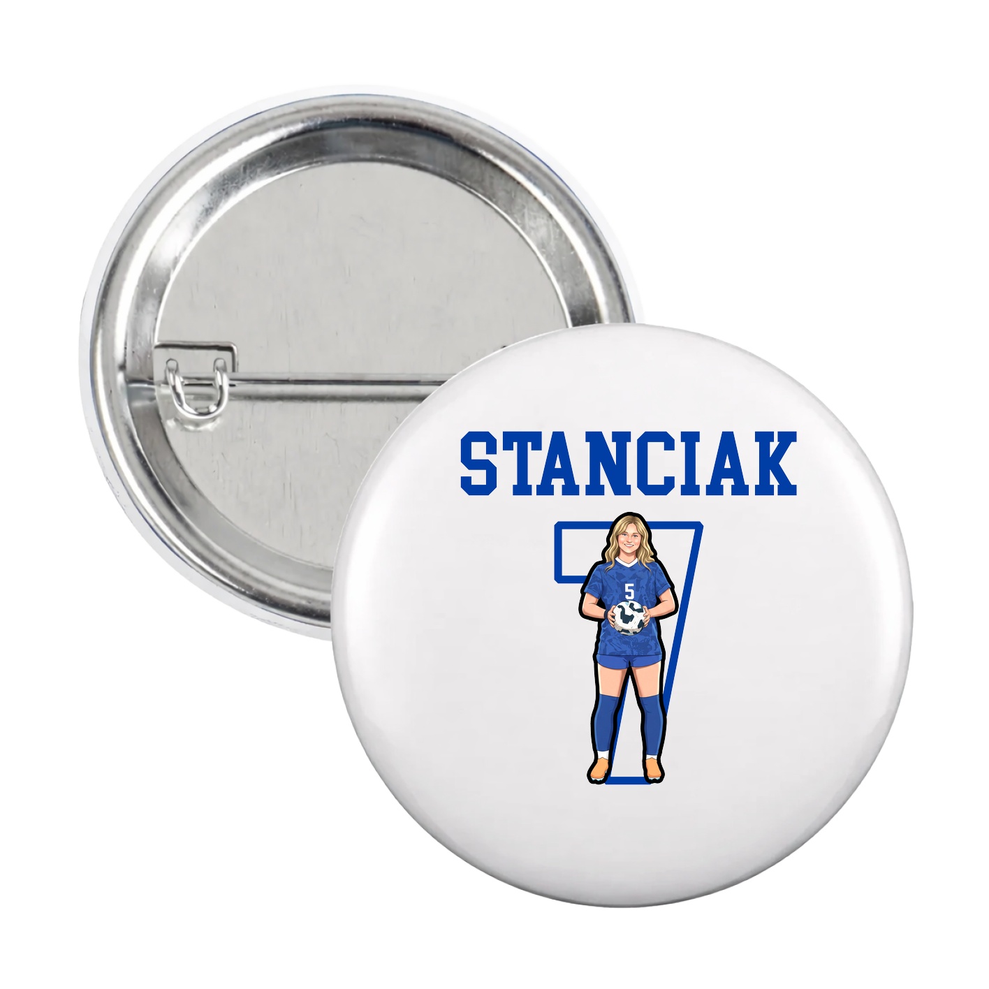 Game Day Button — Shirsey in White