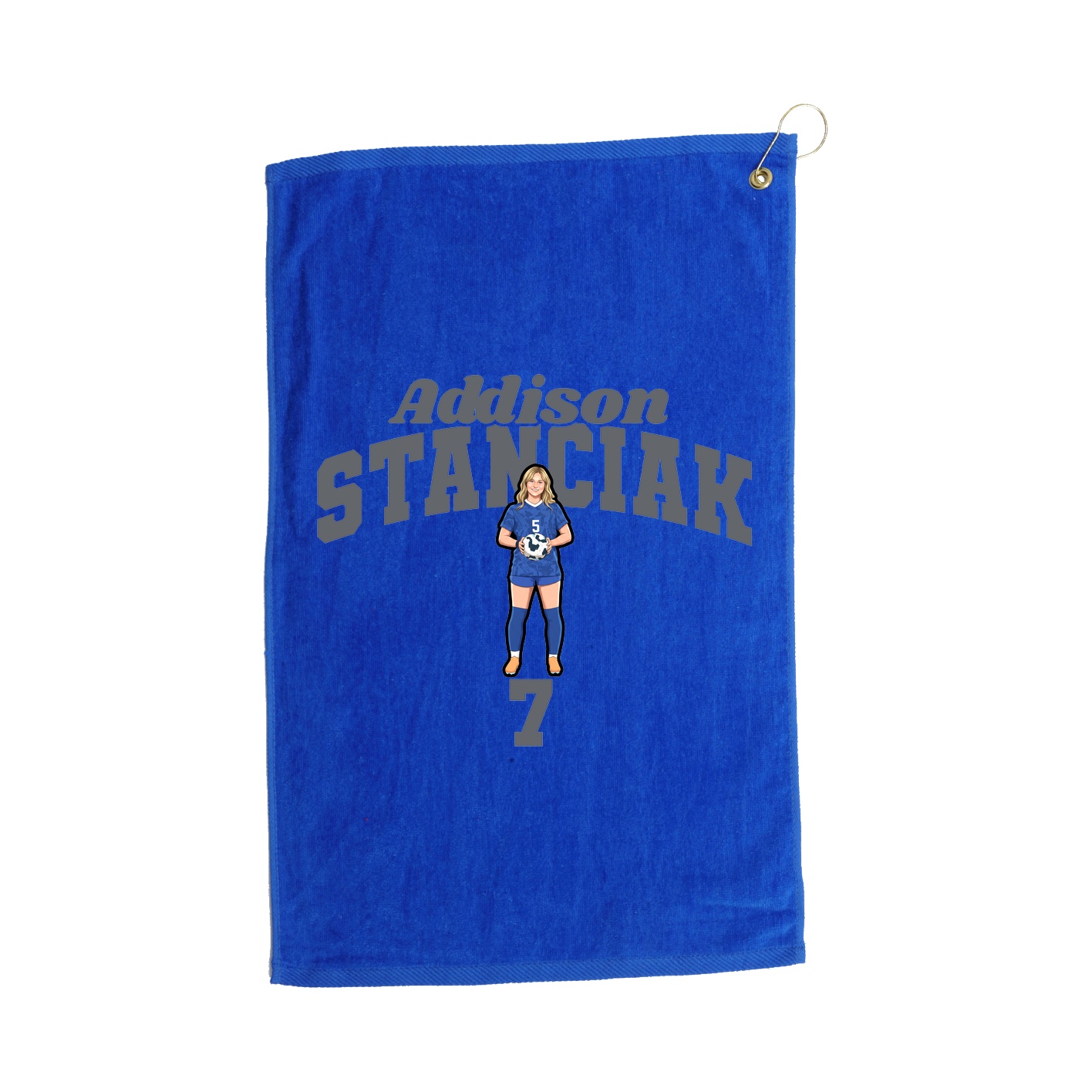 Golf Towel — Signature Arch in Royal