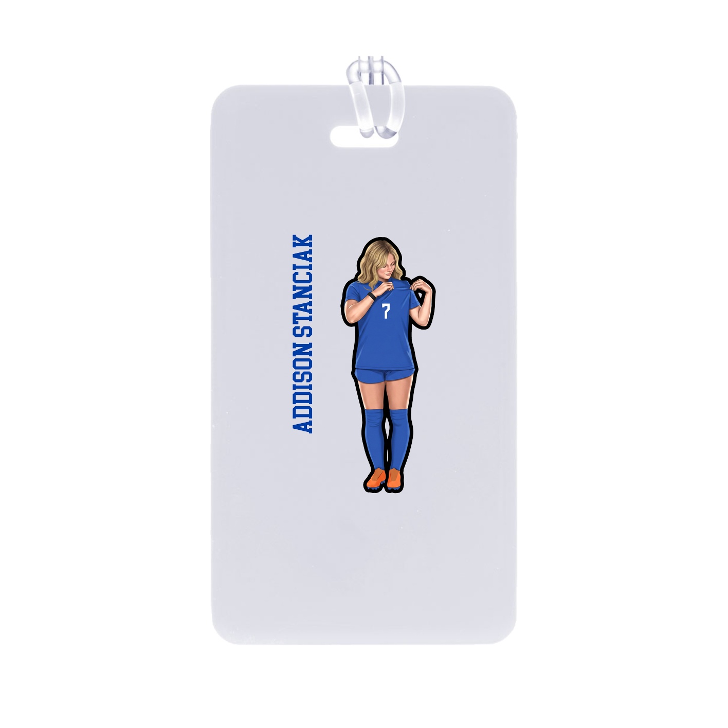 Bag Tag — Name Vertical in Classic