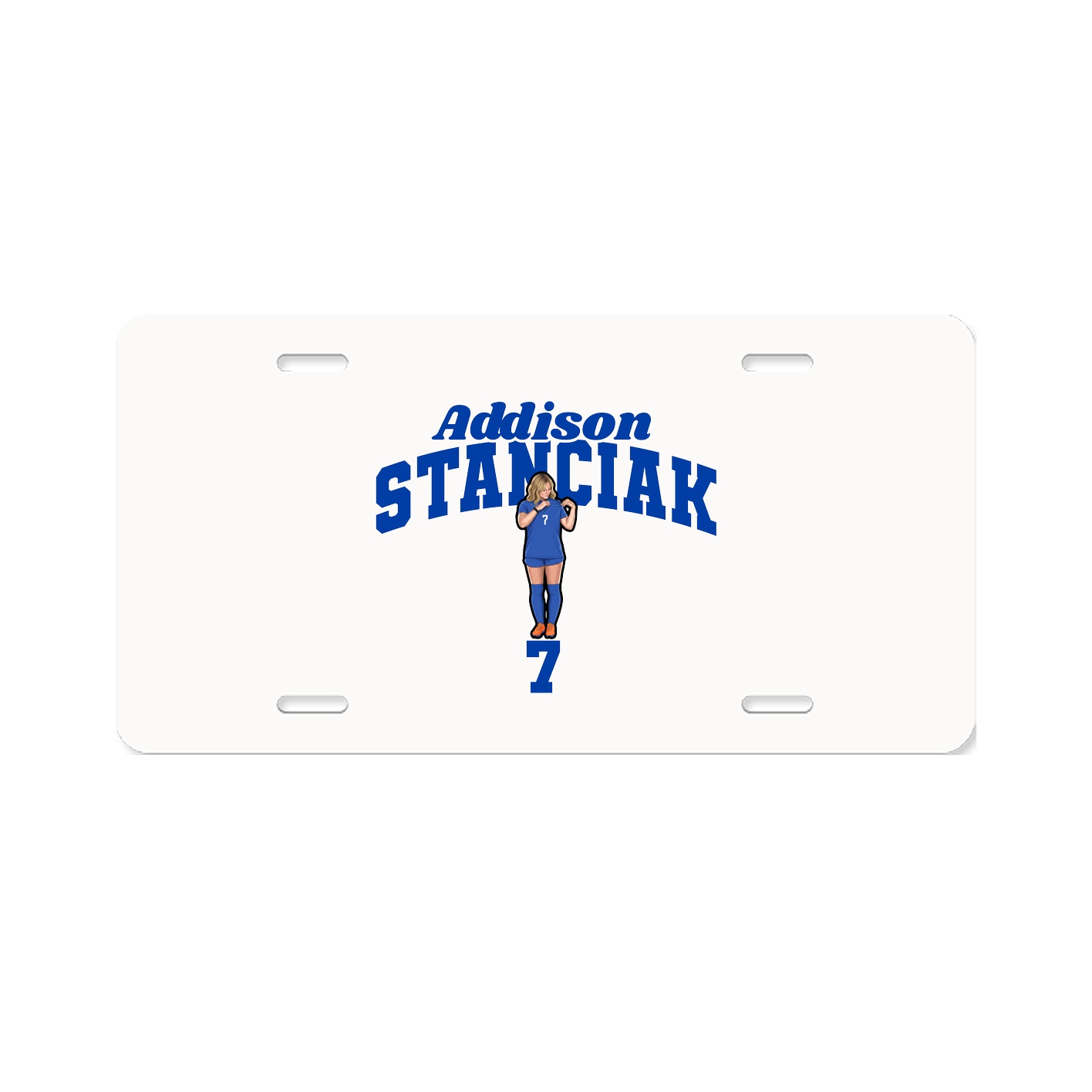 License Plate — Signature Arch in Classic