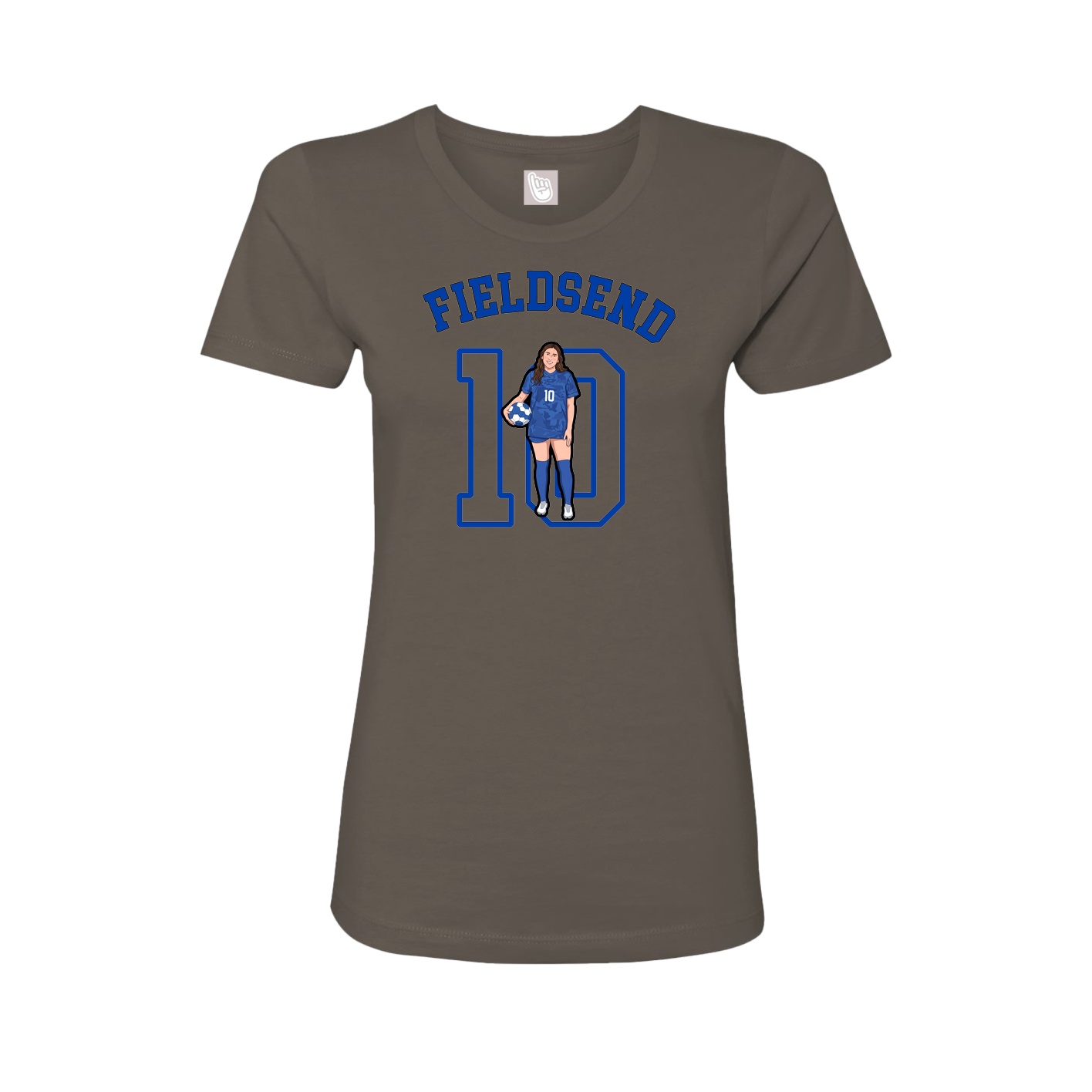 Fitted Women's Tee — Shirsey Arch in Grey