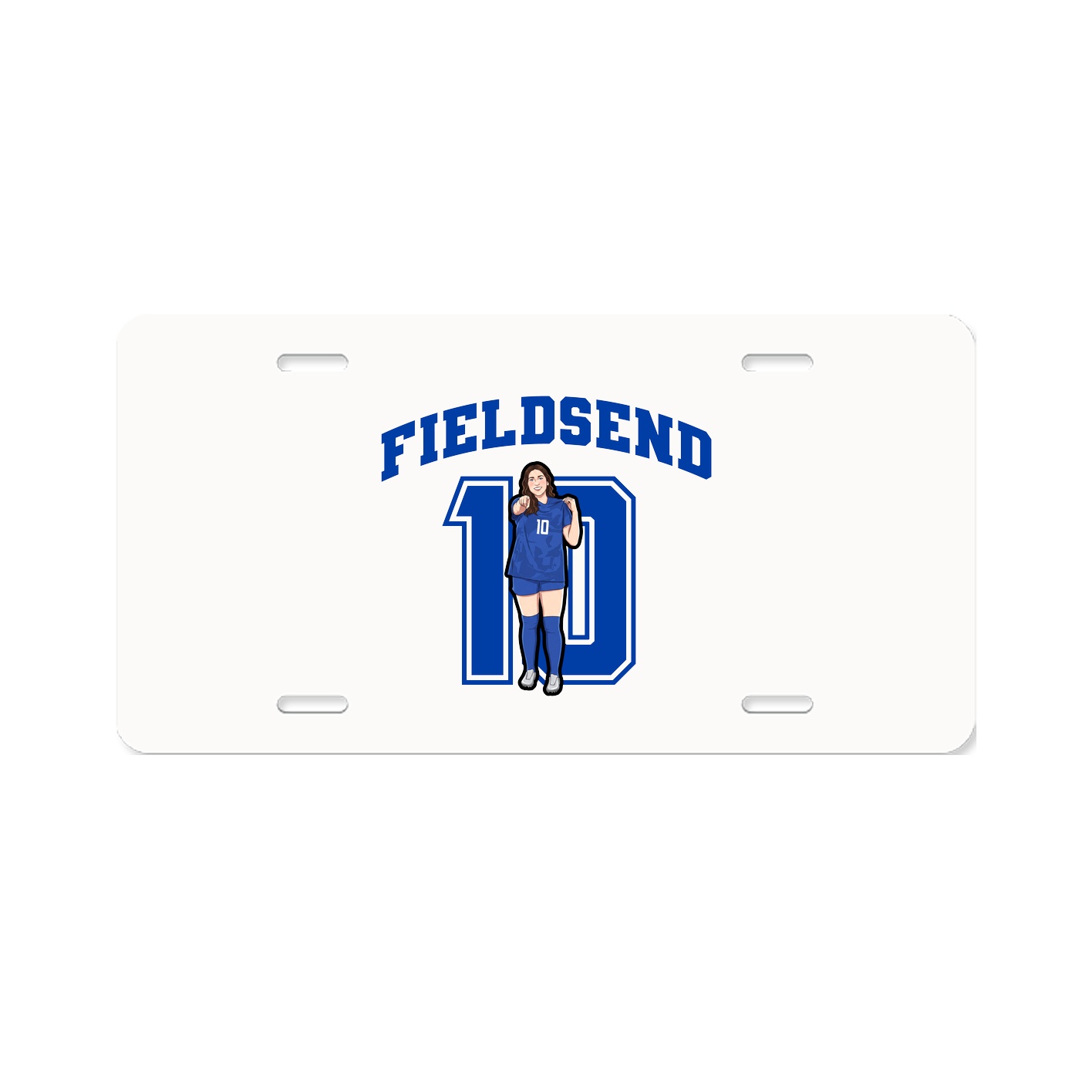License Plate — Number in Classic