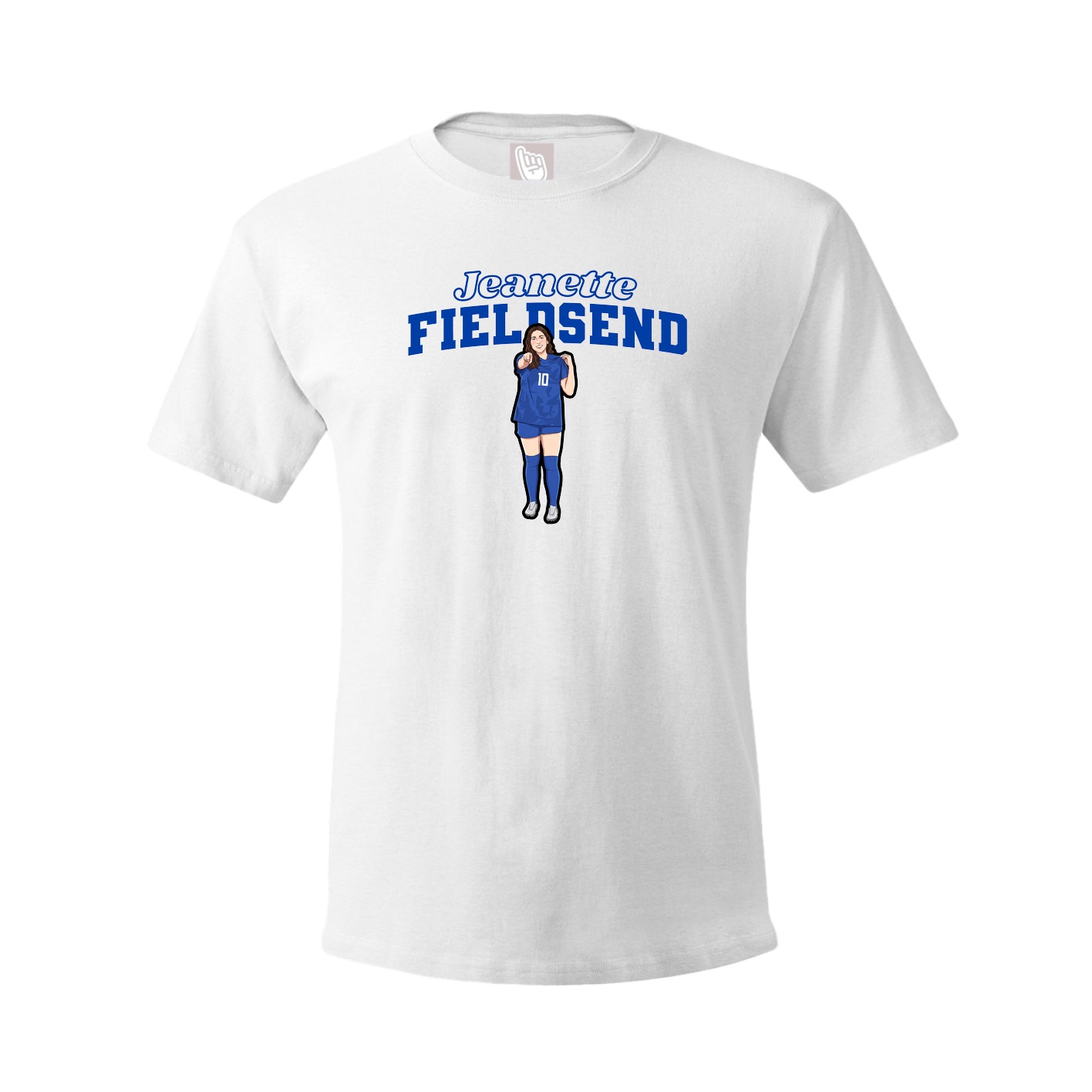 Tee — Name Arch in White