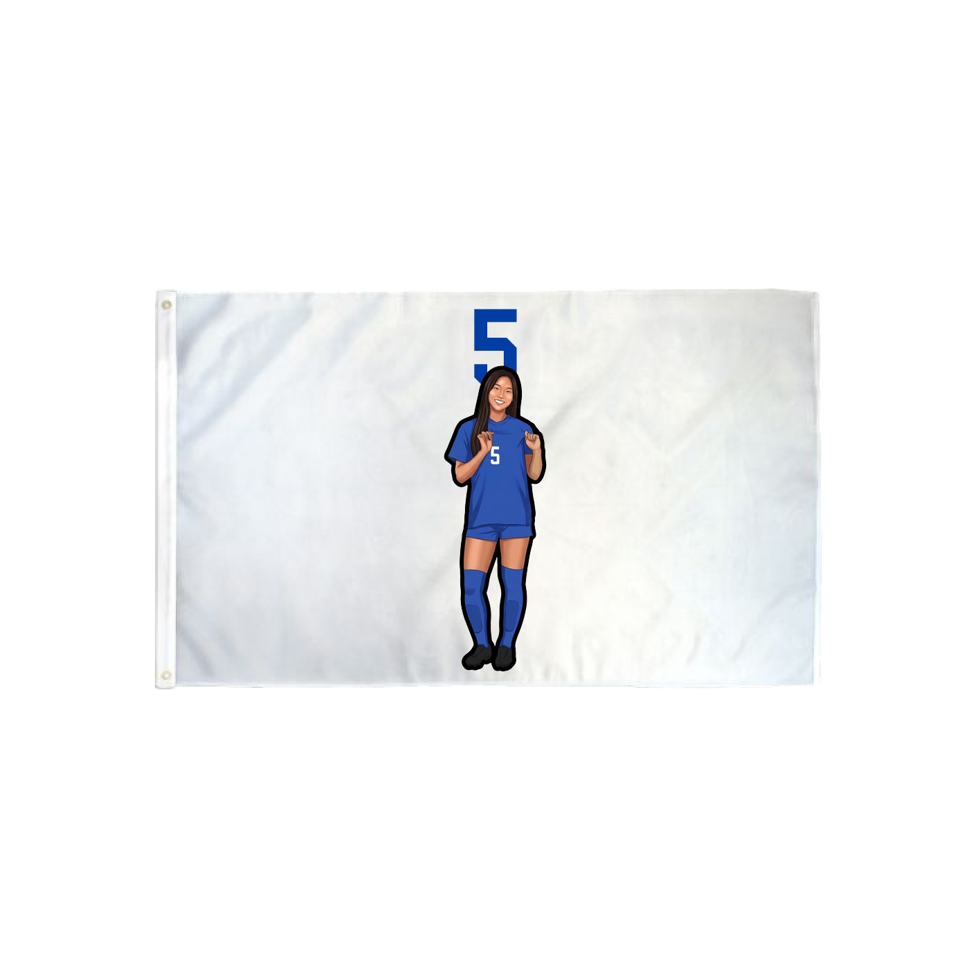 3x5 Flag — Number Top in Classic