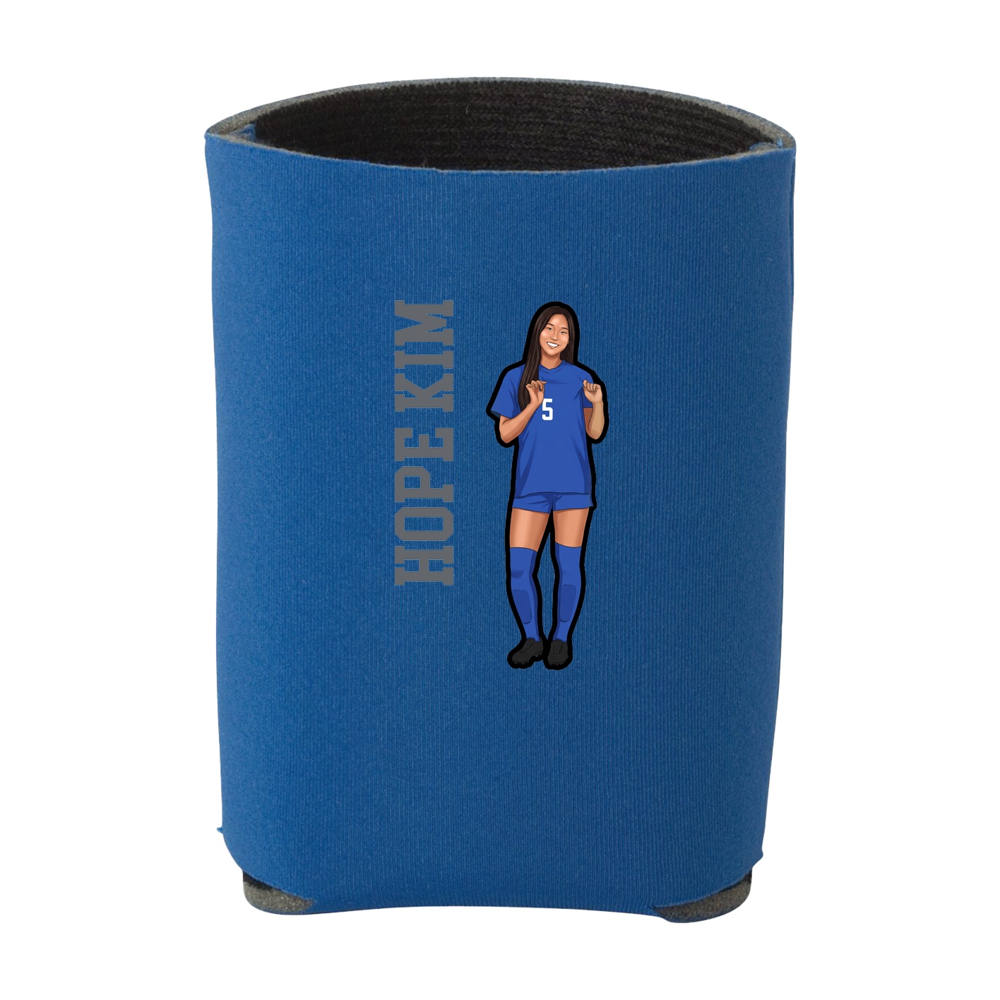 Can Holder — Name Vertical in Royal
