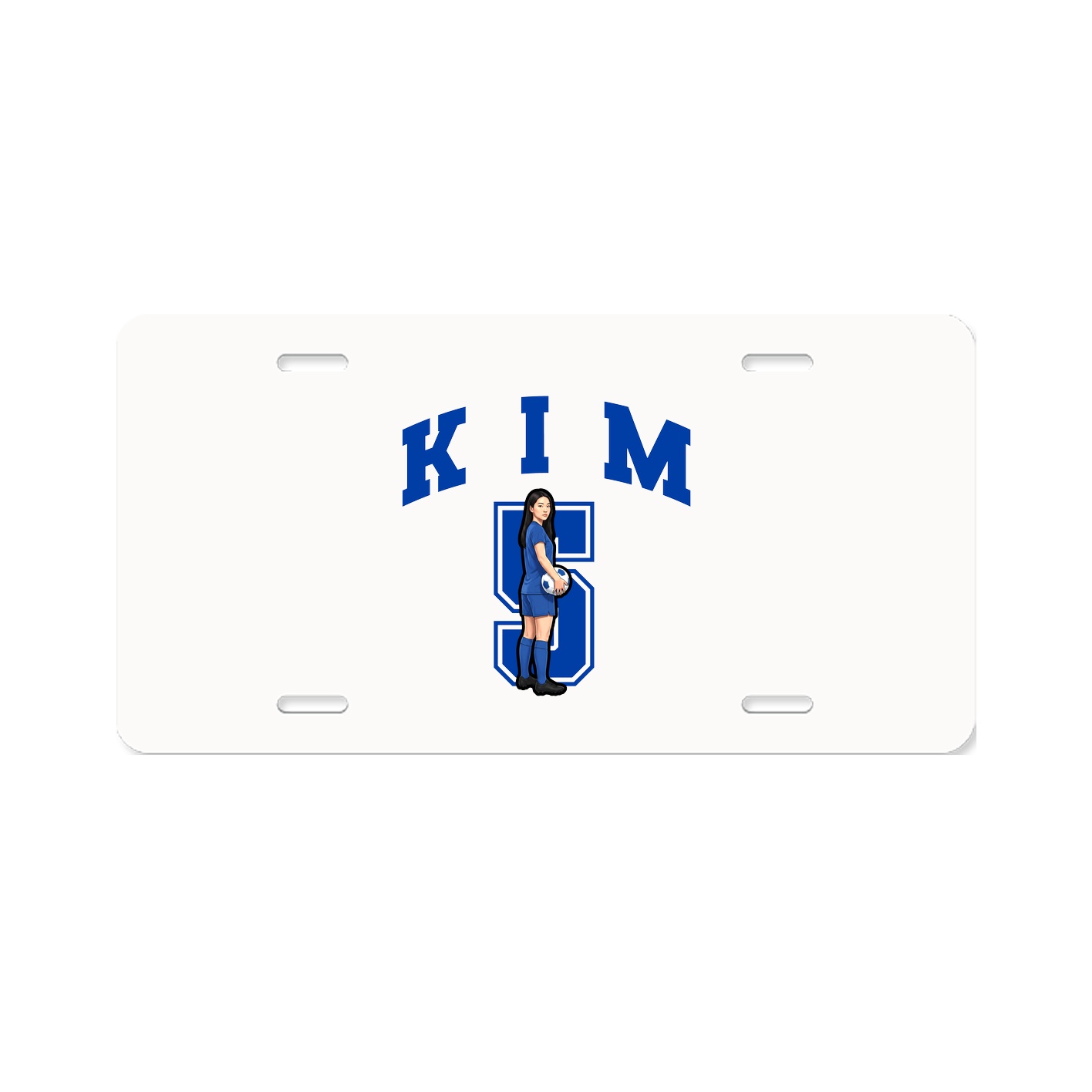 License Plate — Number in Classic