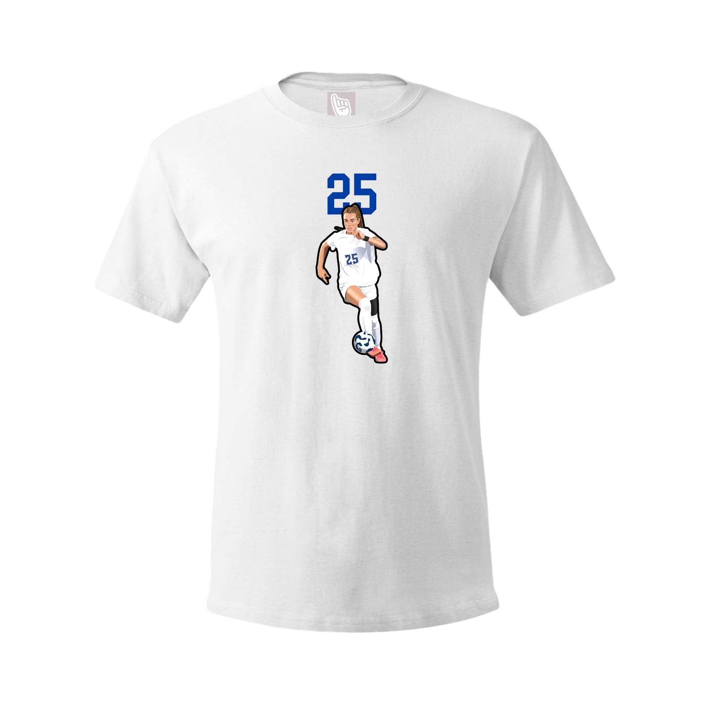 Tee — Number Top in White
