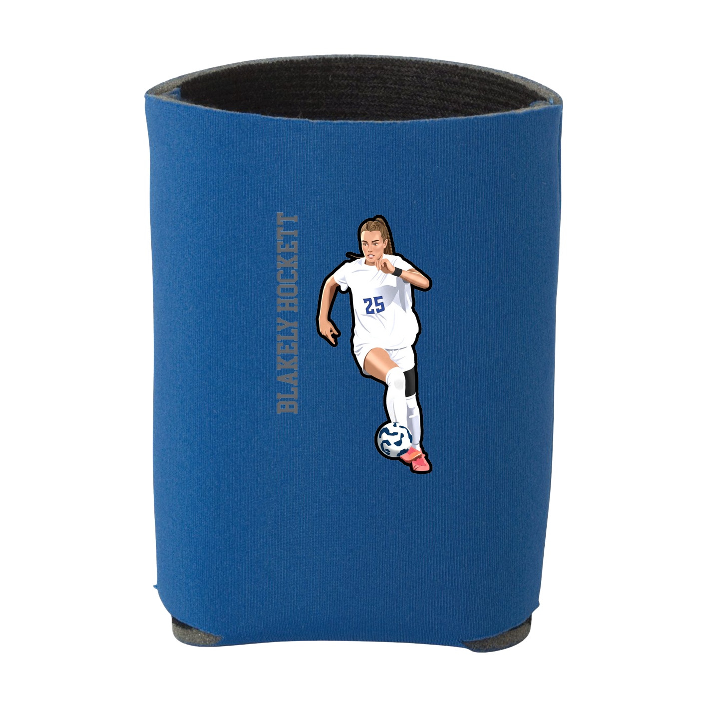 Can Holder — Name Vertical in Royal