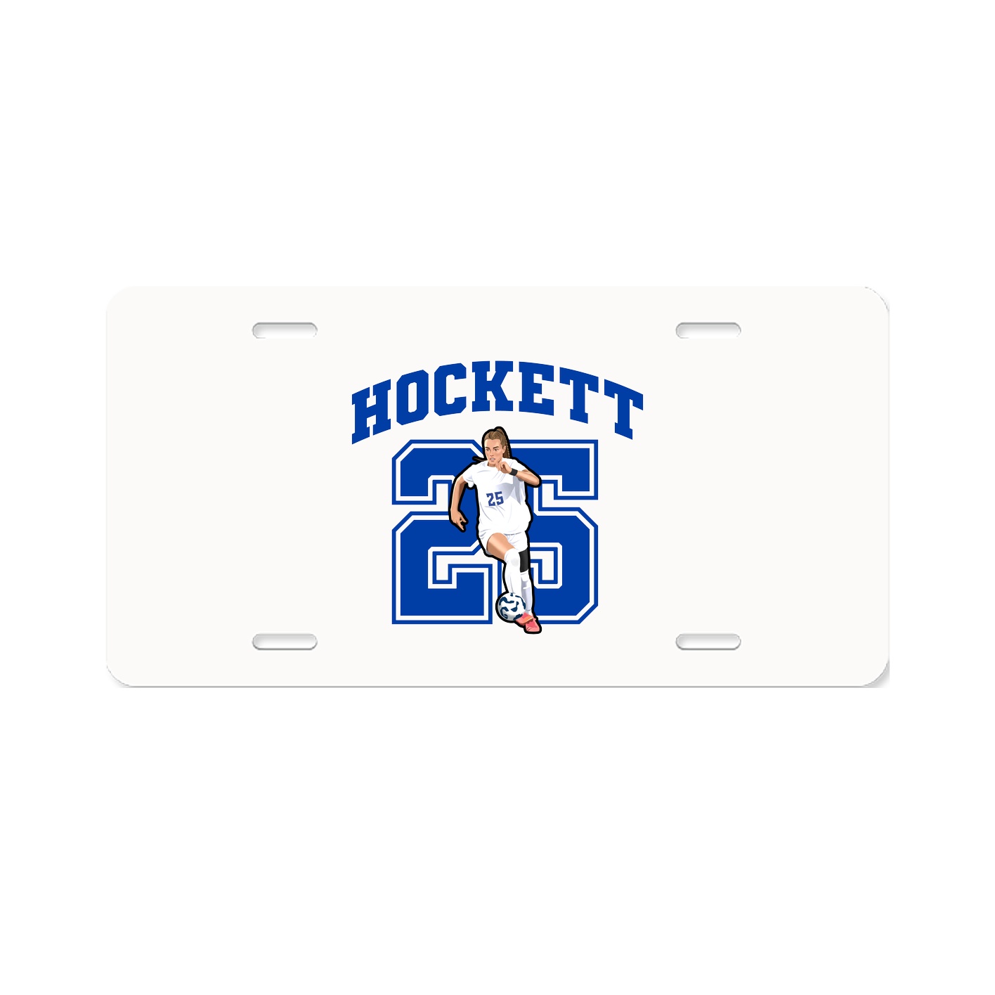 License Plate — Number in Classic