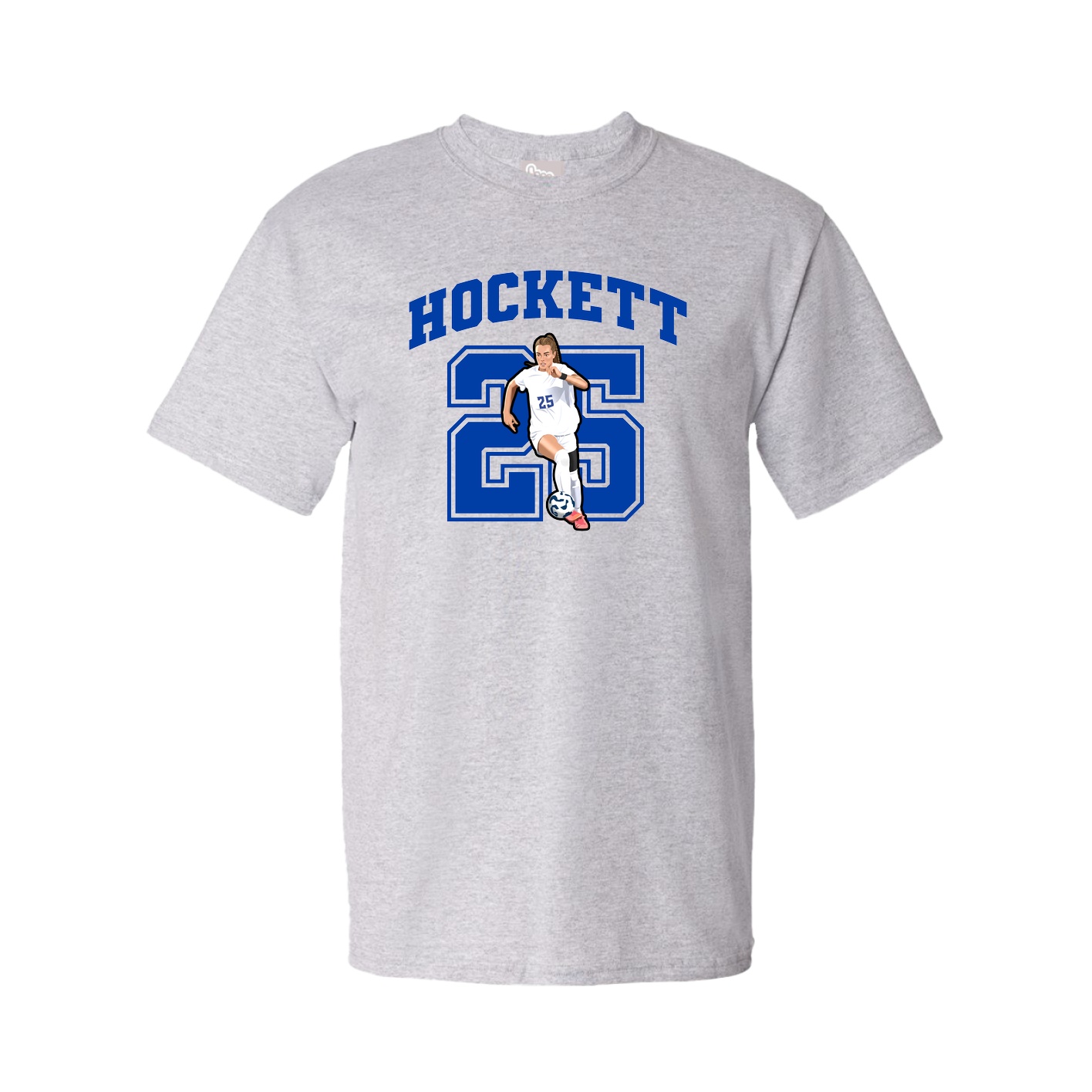 Youth Tee — Number in Grey