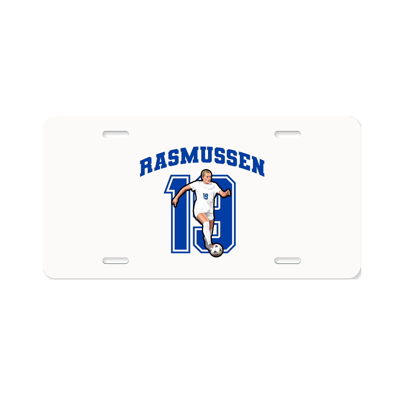 License Plate — Number in Classic