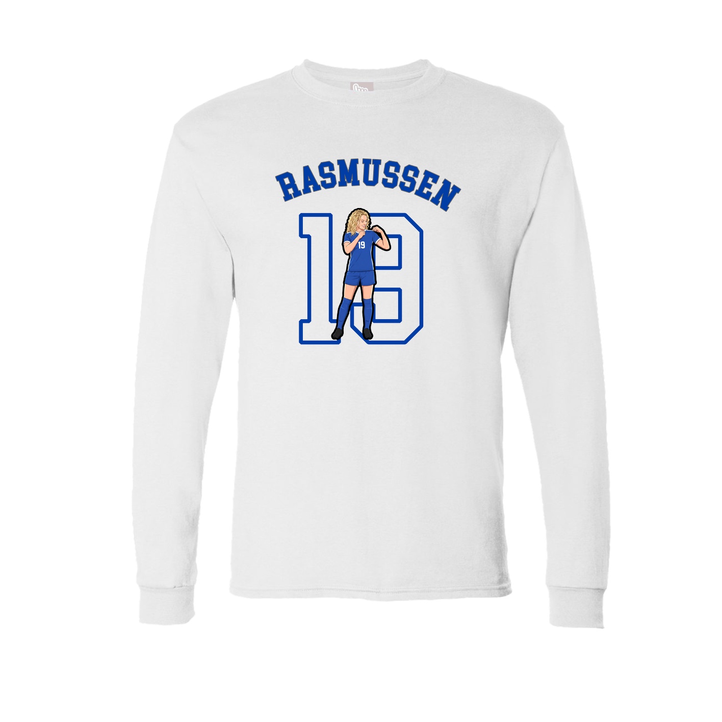 Long Sleeve Tee — Shirsey Arch in White