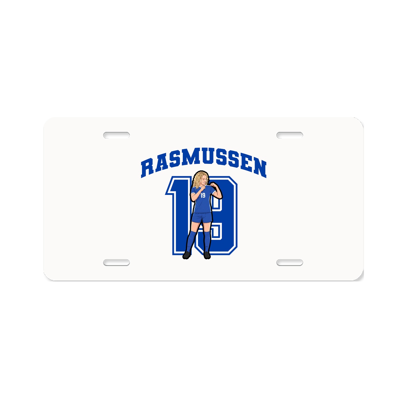 License Plate — Number in Classic