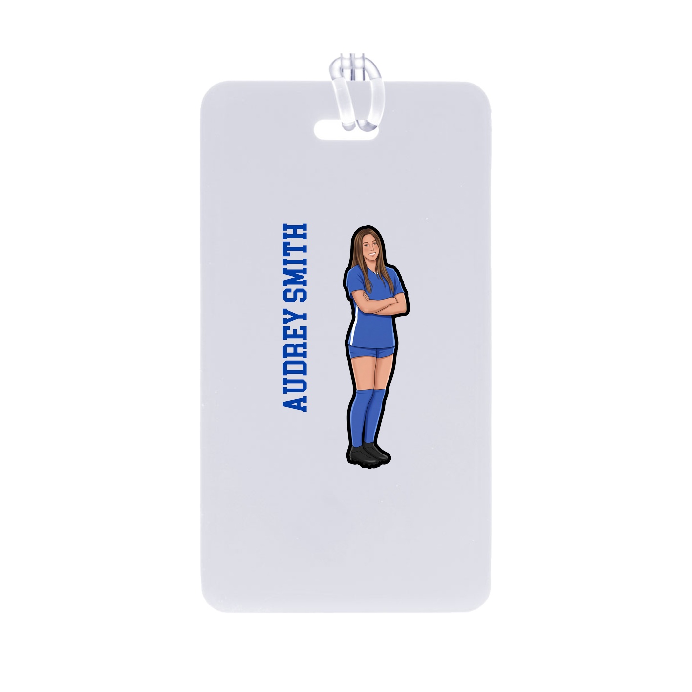 Bag Tag — Name Vertical in Classic