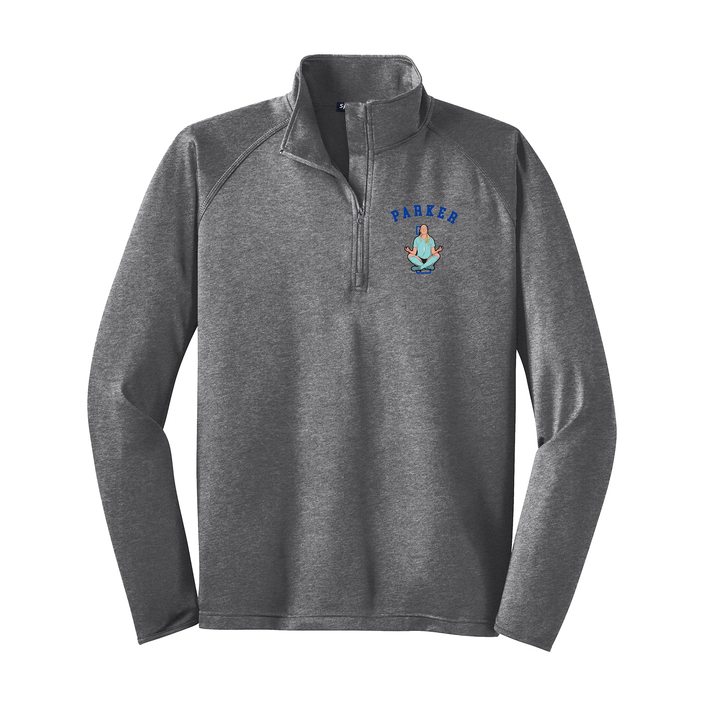 Q-Zip Pullover — Shirsey Arch in Grey