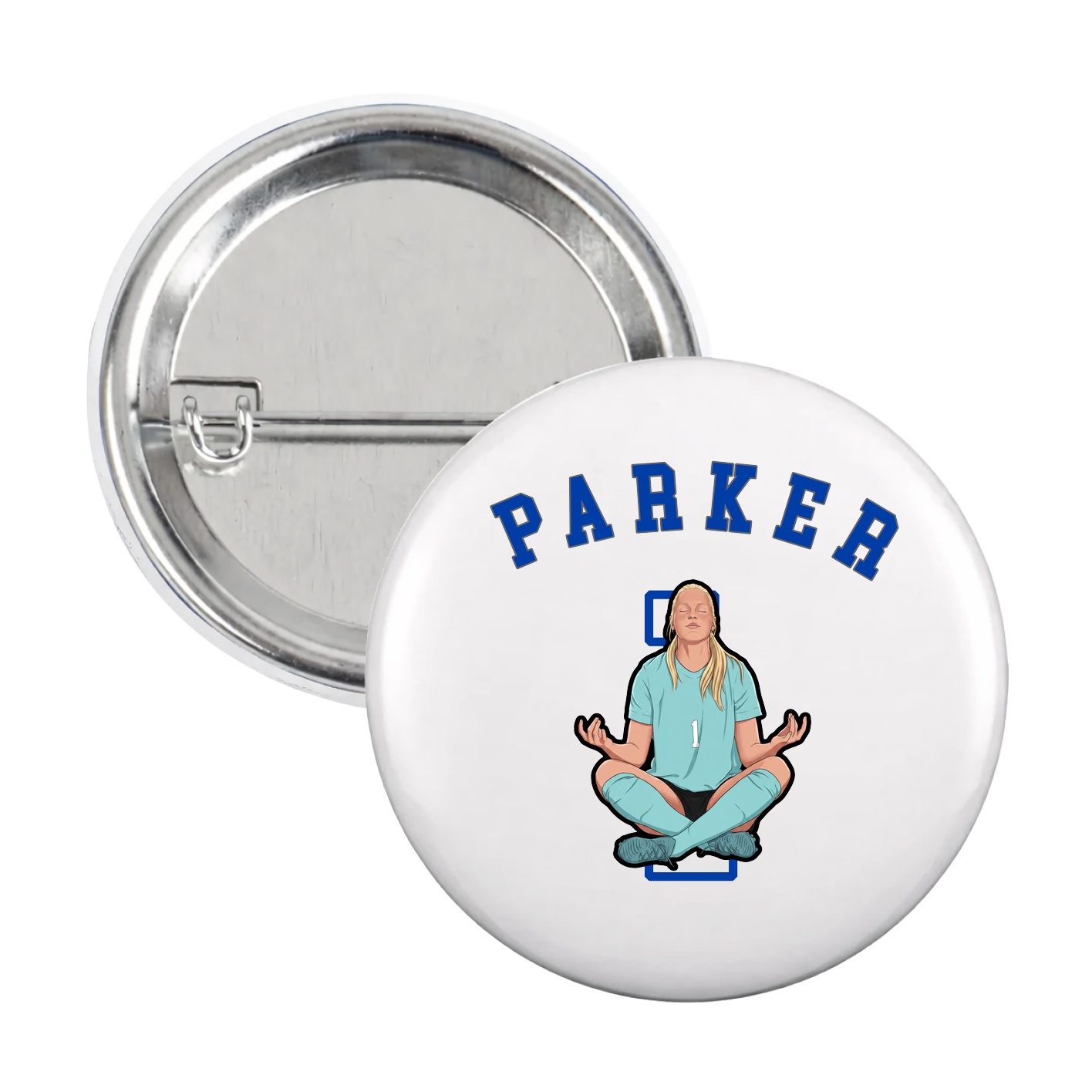 Game Day Button — Shirsey Arch in White