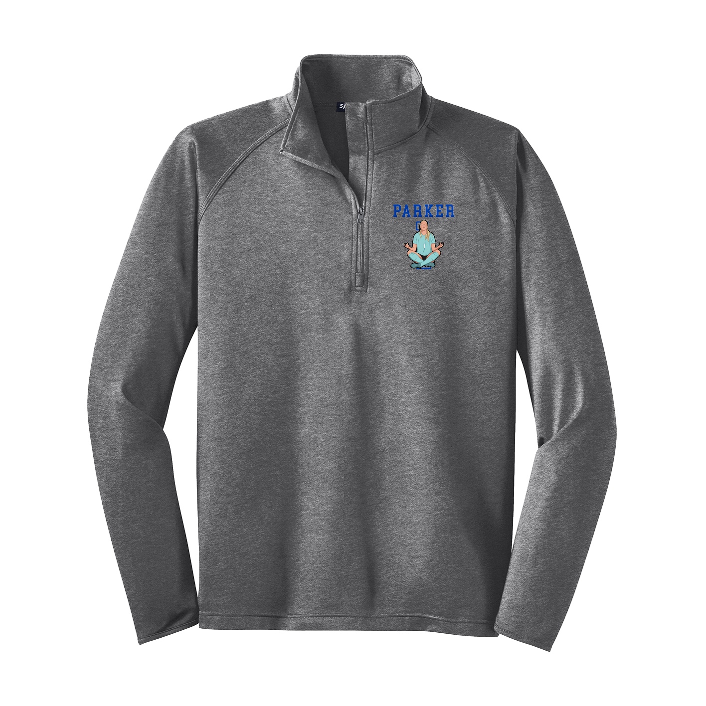 Q-Zip Pullover — Shirsey in Grey