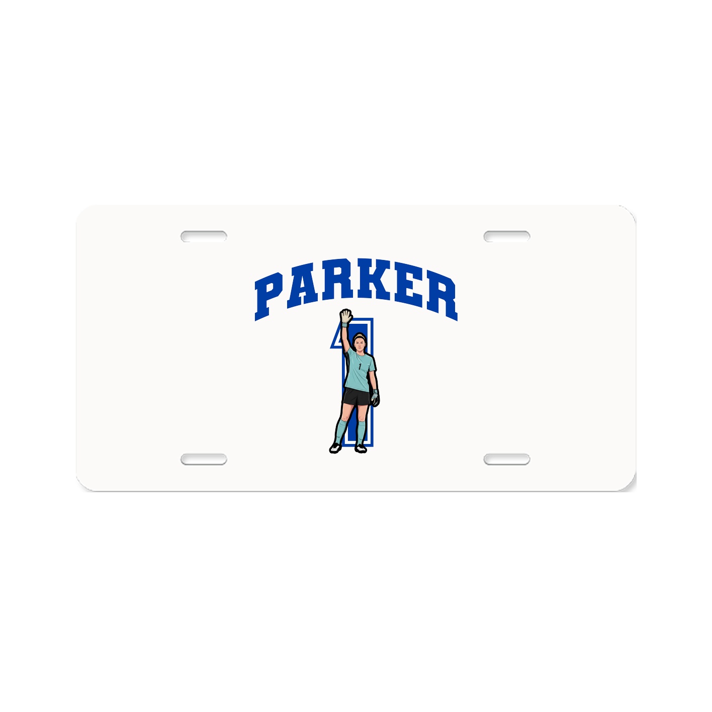 License Plate — Number in Classic