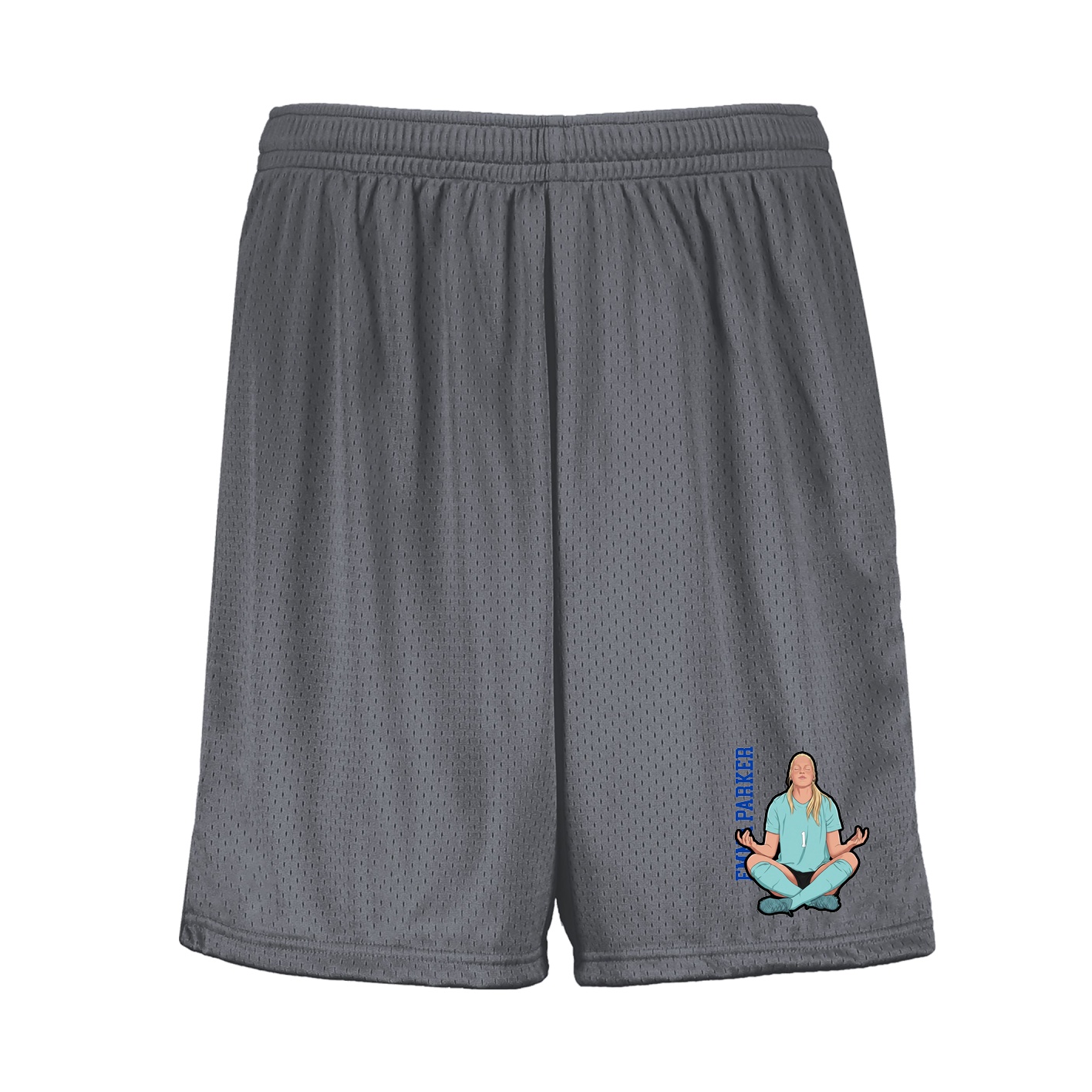Shorts — Name Vertical in Grey