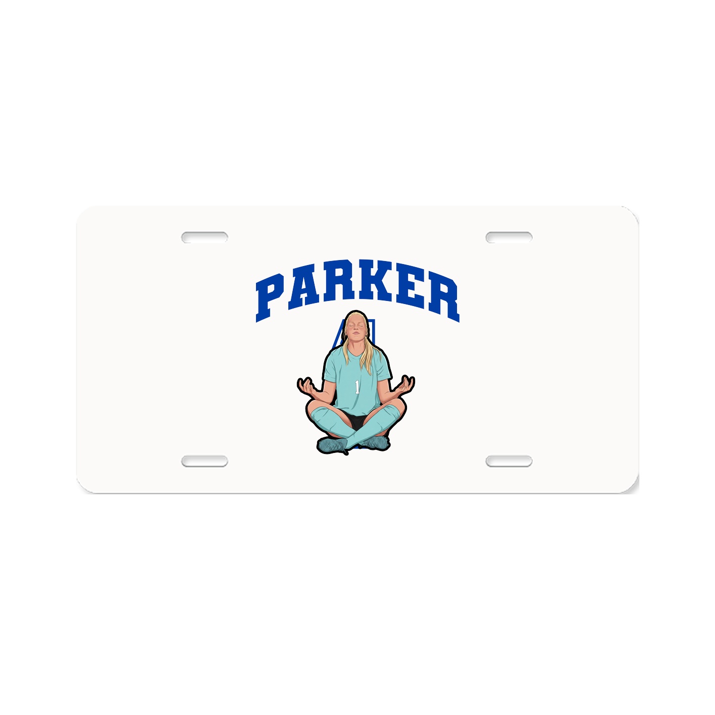 License Plate — Number in Classic