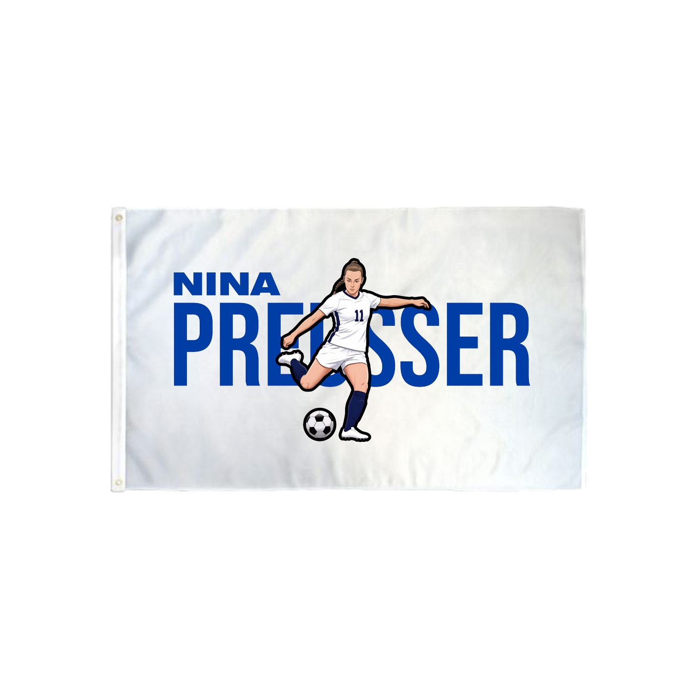 3x5 Flag — Player Name in Classic