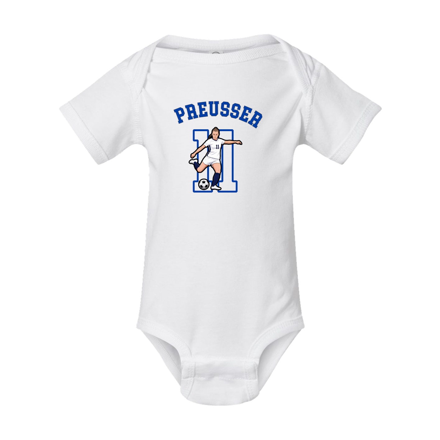 Baby Onesie — Shirsey Arch in White