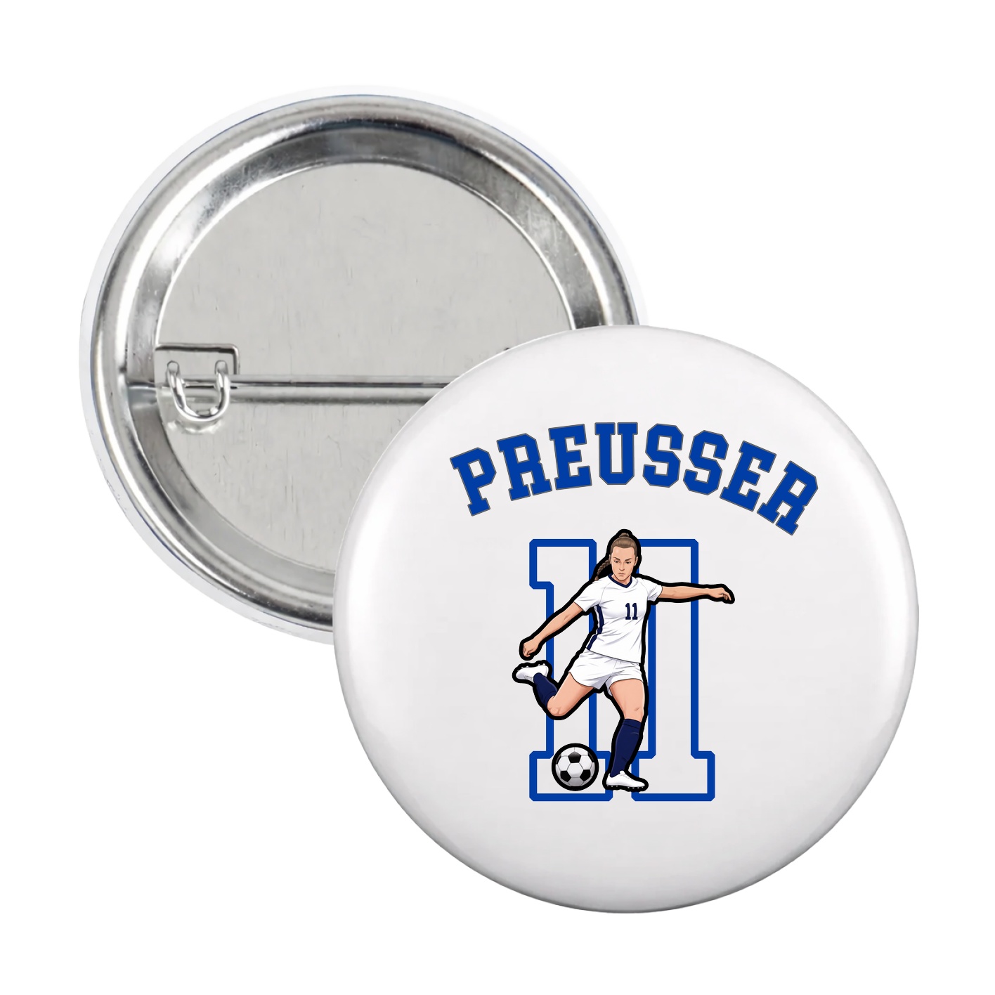 Game Day Button — Shirsey Arch in White