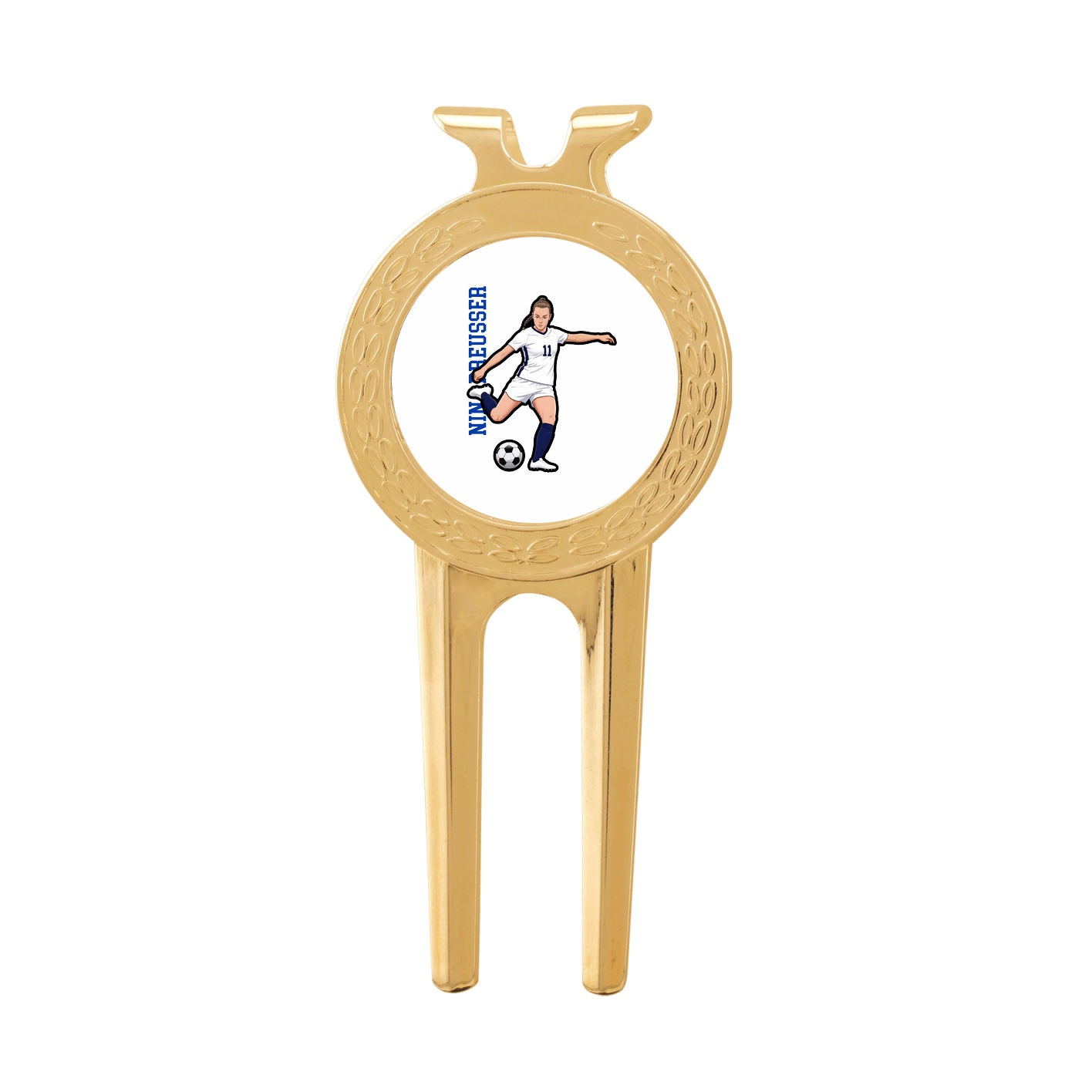 Divot Tool with Ball Marker — Name Vertical in Classic