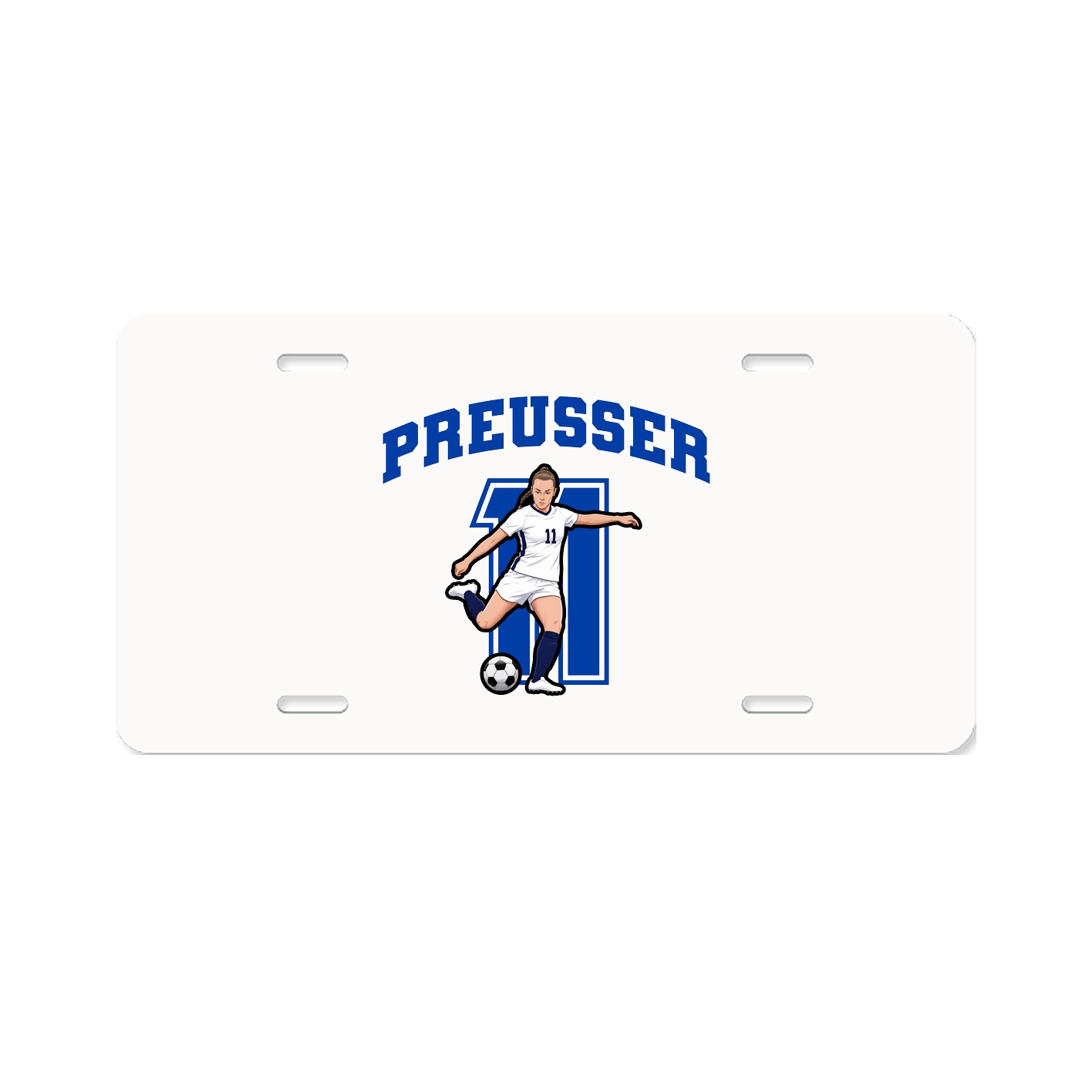 License Plate — Number in Classic