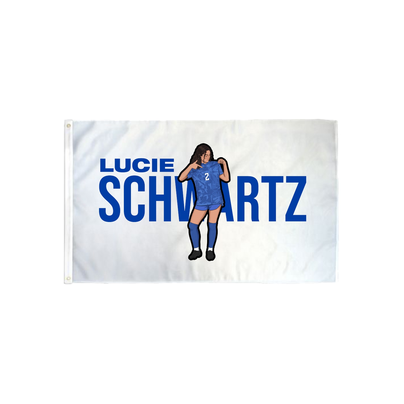 3x5 Flag — Player Name in Classic