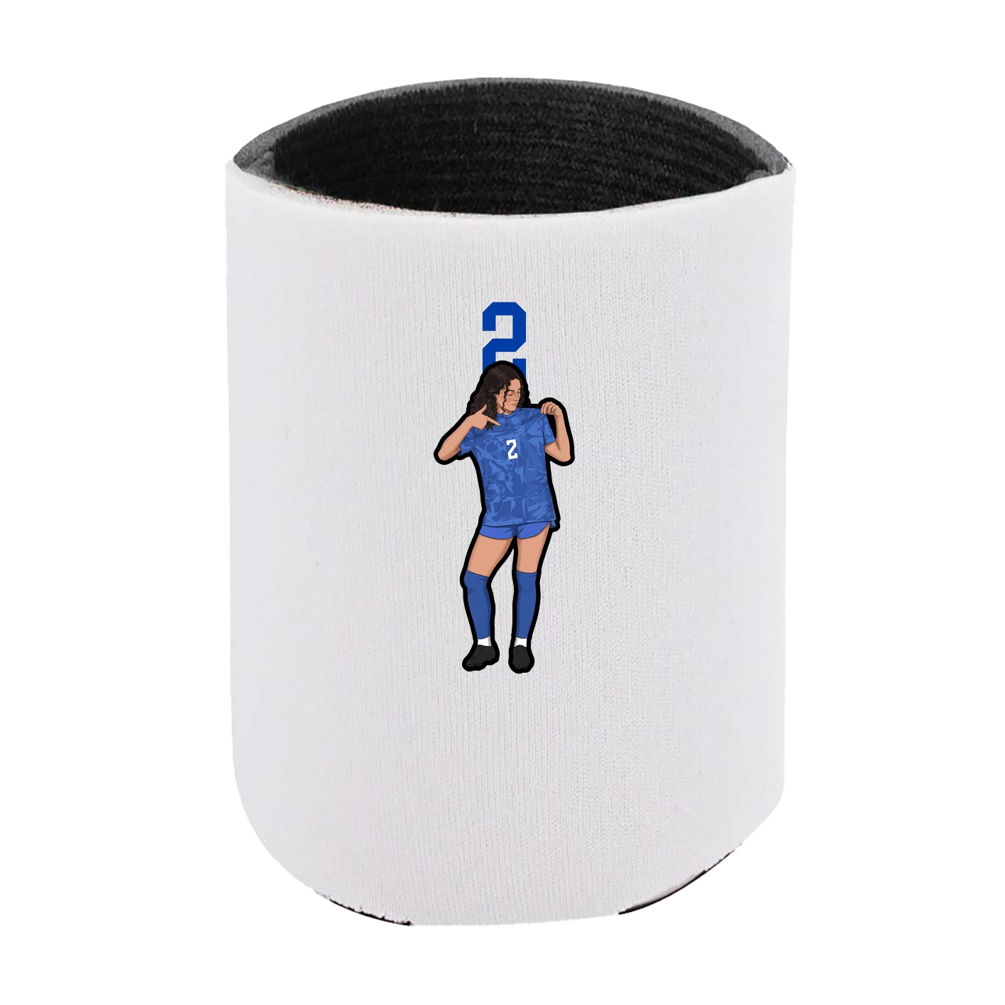 Can Holder — Number Top in White