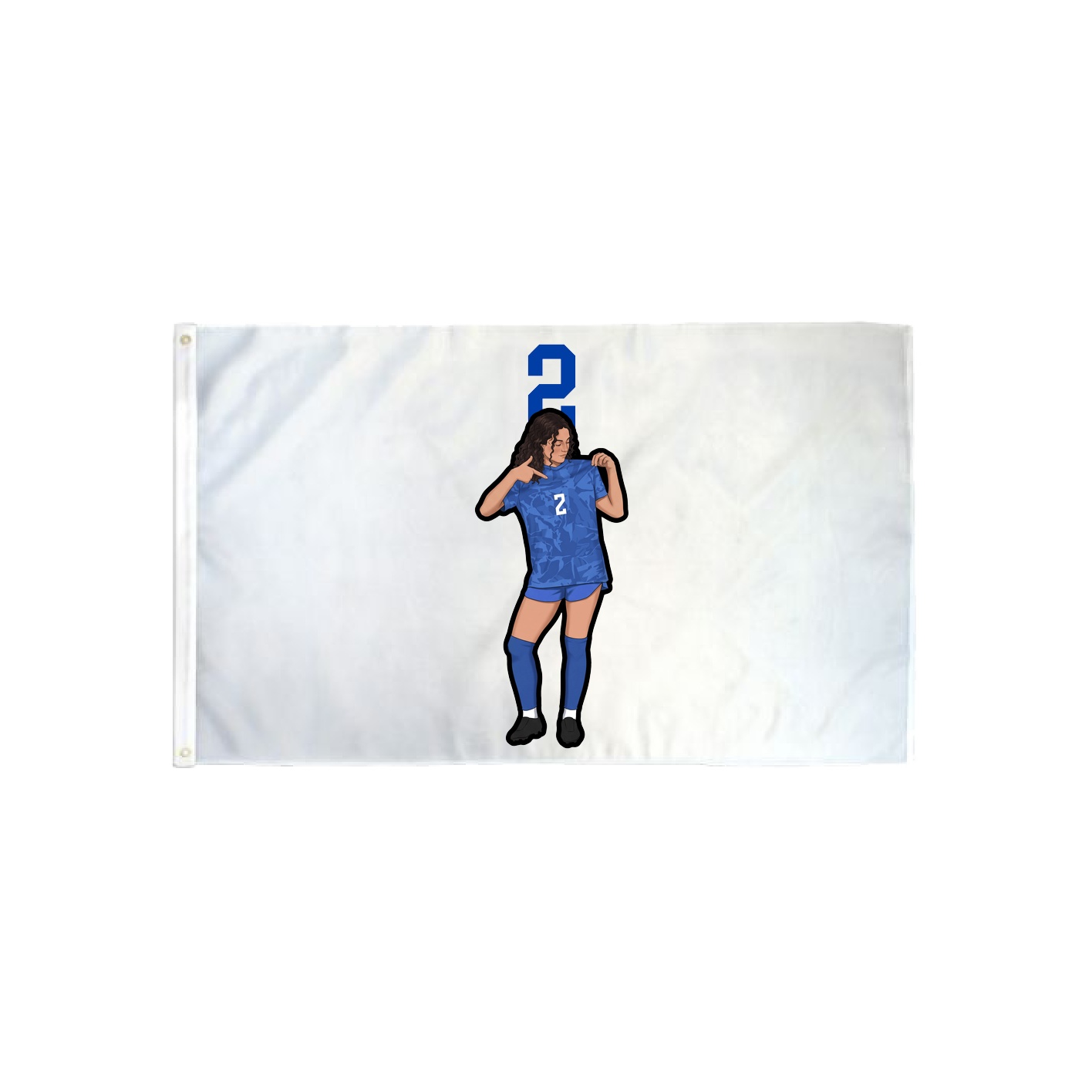 3x5 Flag — Number Top in Classic