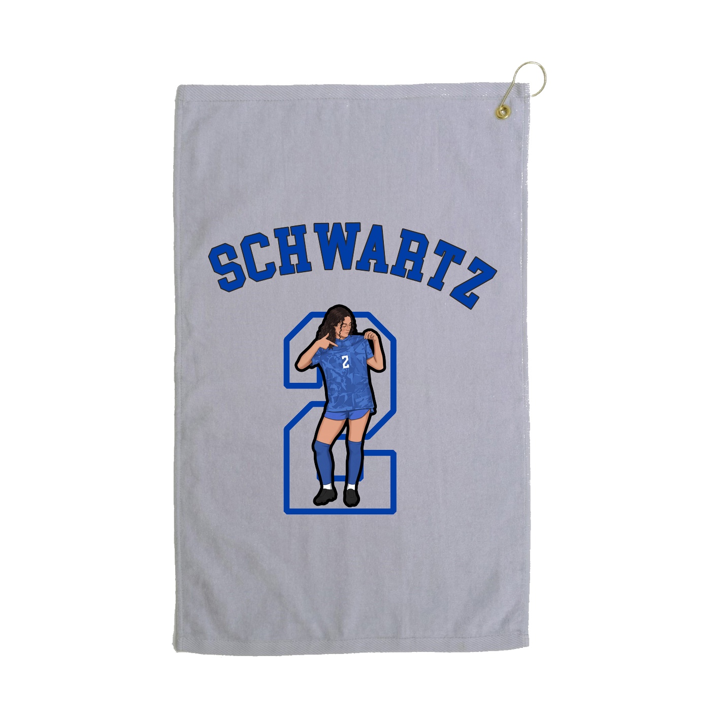 Golf Towel — Shirsey Arch in Grey
