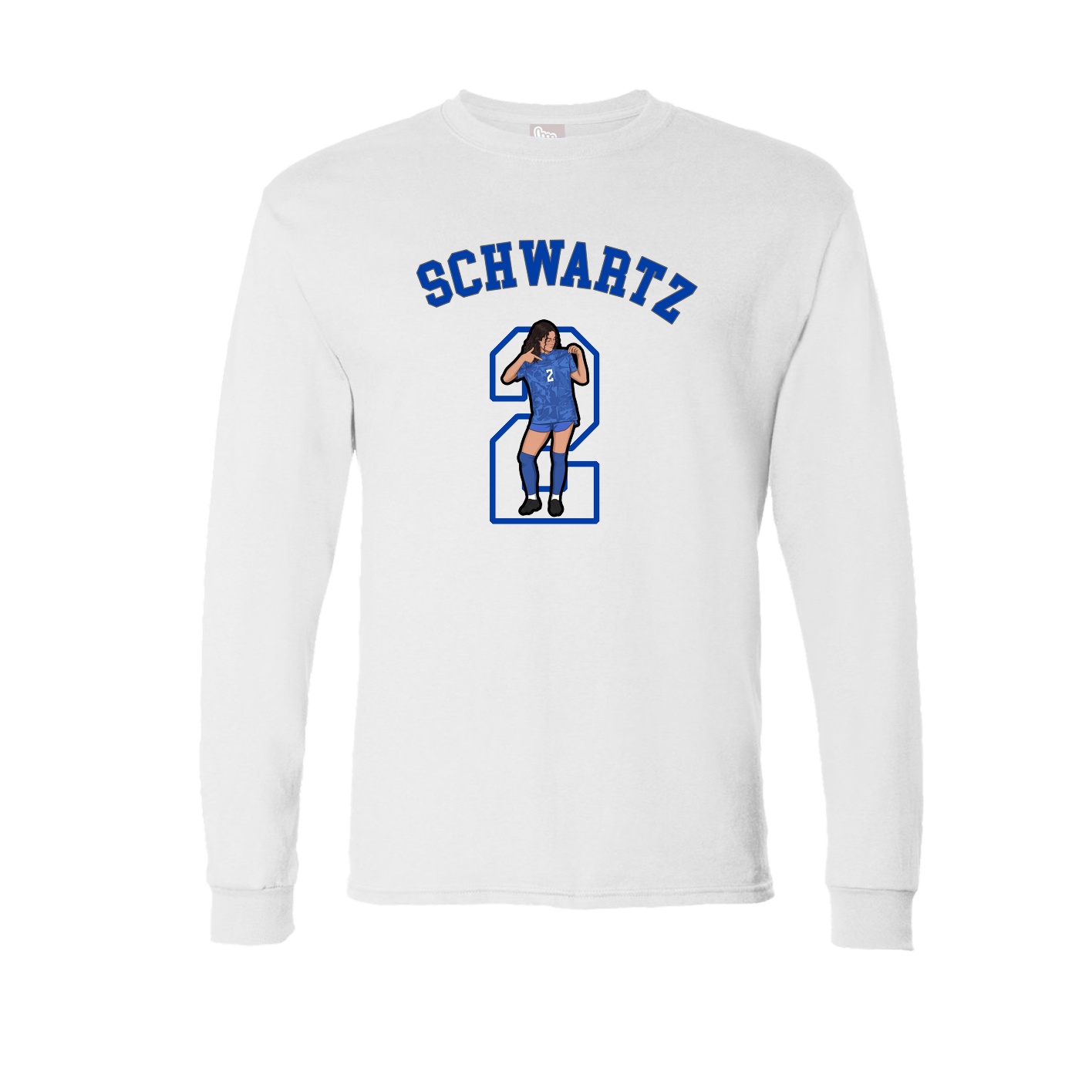 Long Sleeve Tee — Shirsey Arch in White