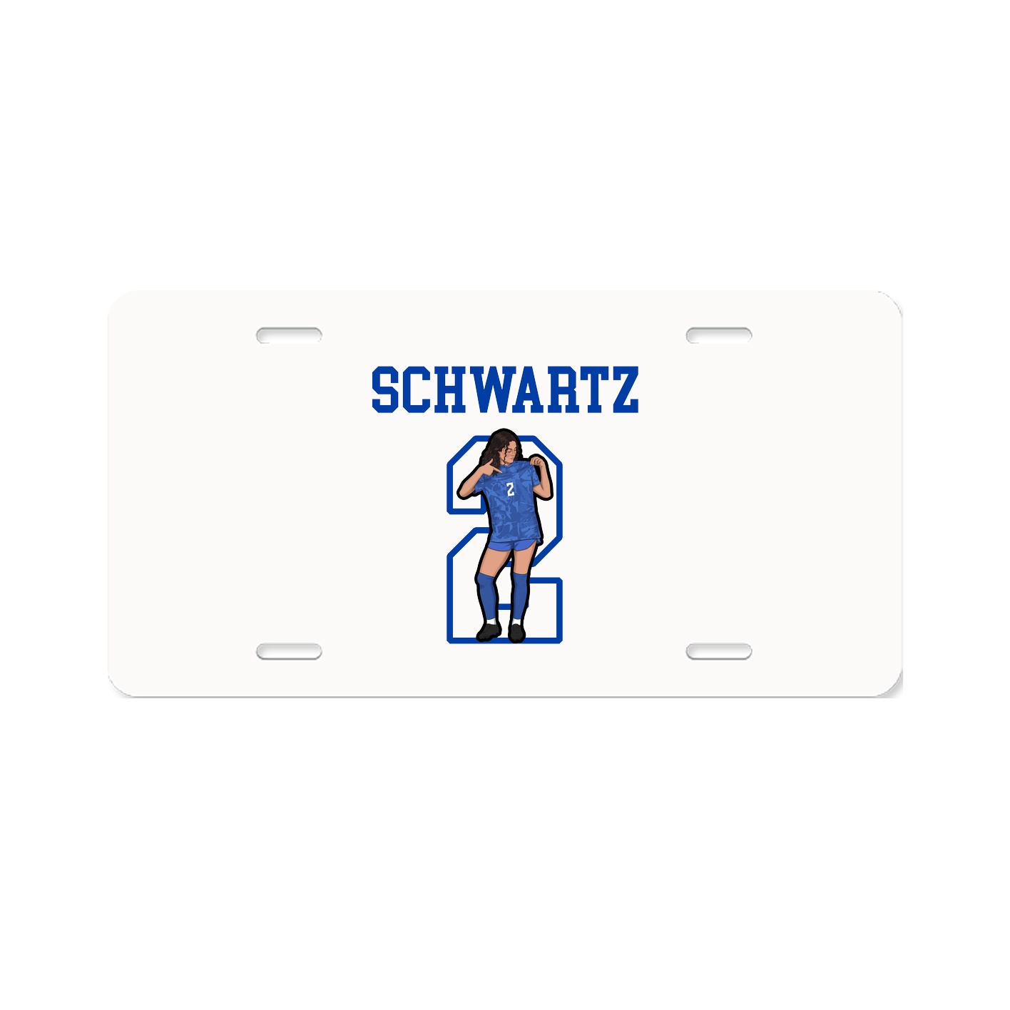 License Plate — Shirsey in Classic