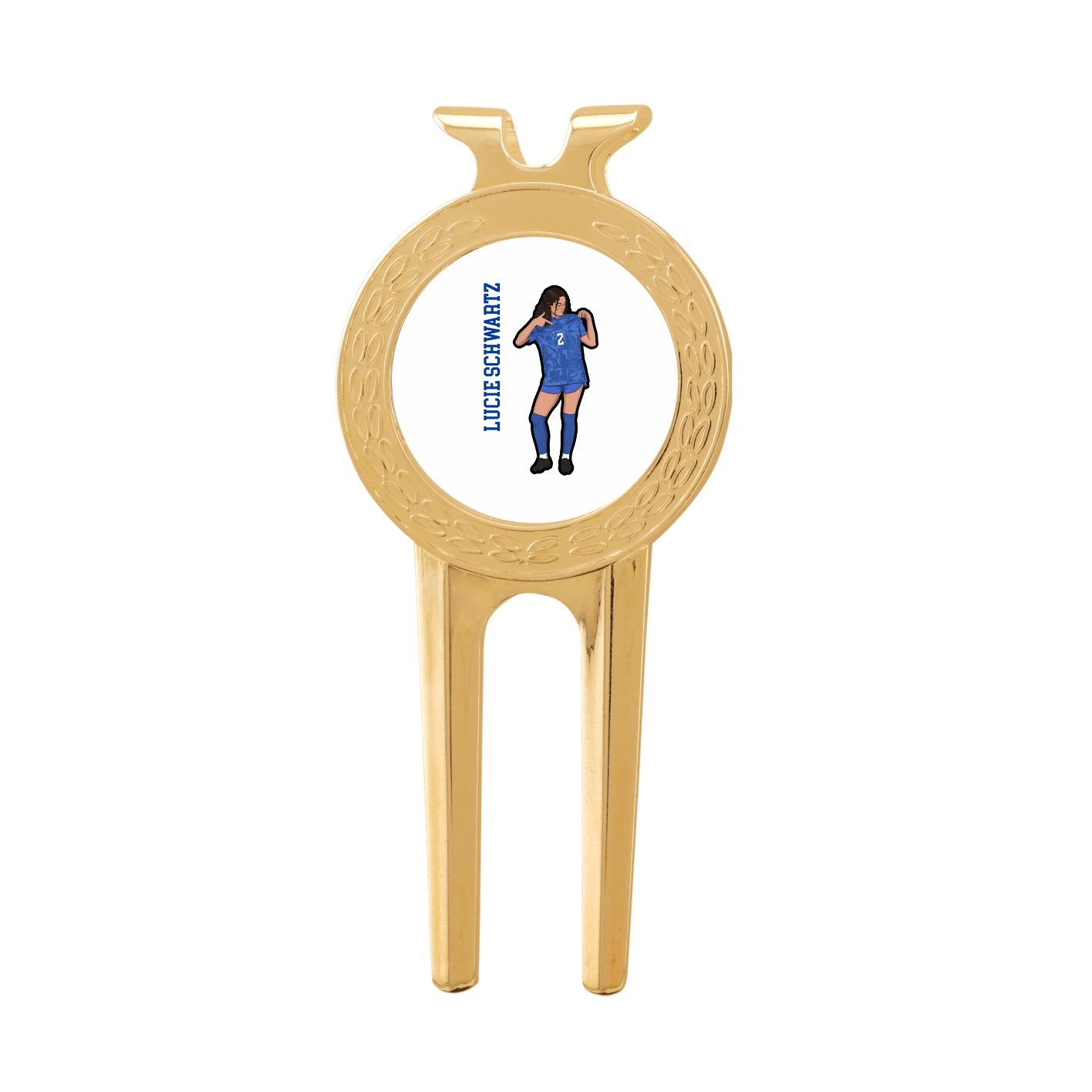 Divot Tool with Ball Marker — Name Vertical in Classic