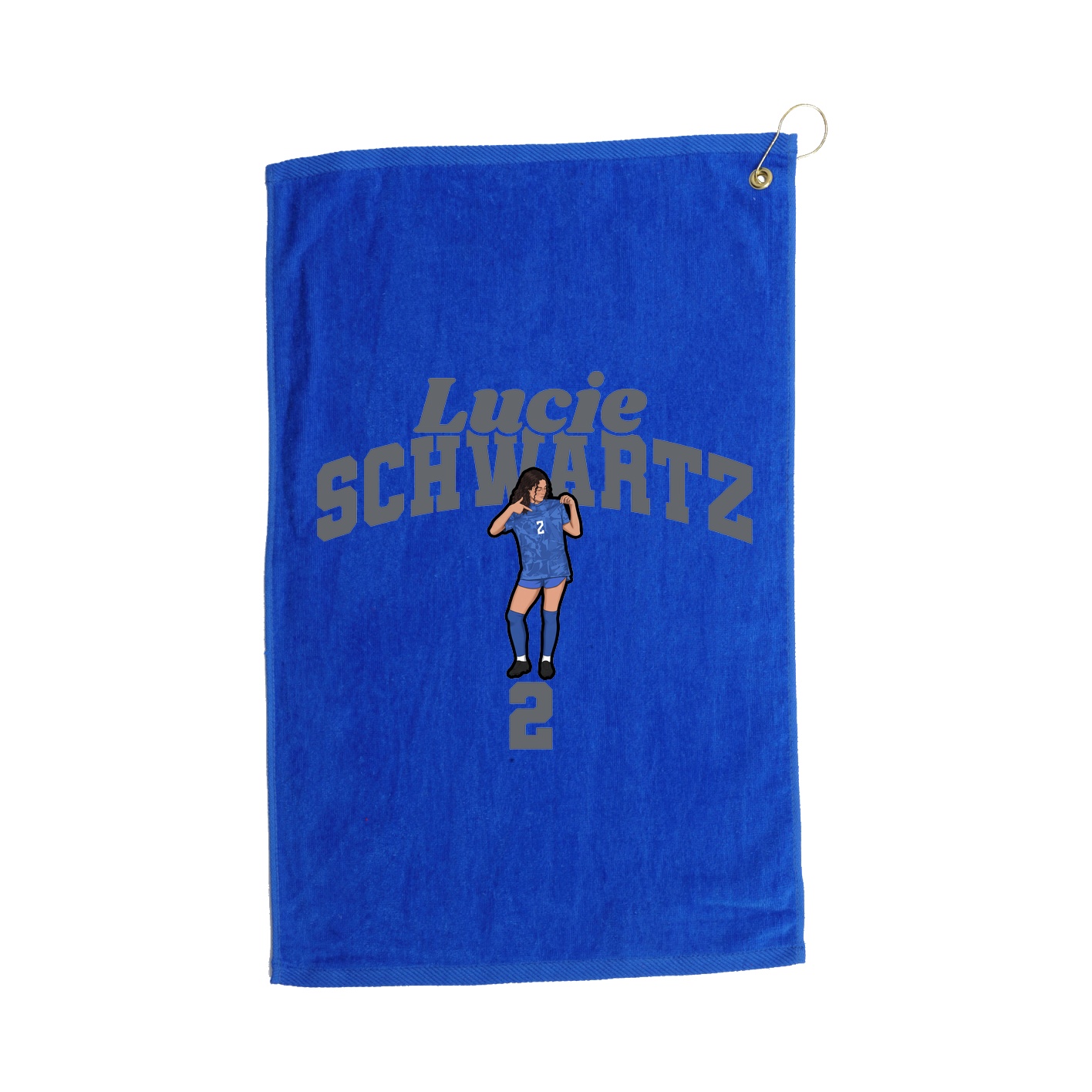 Golf Towel — Signature Arch in Royal