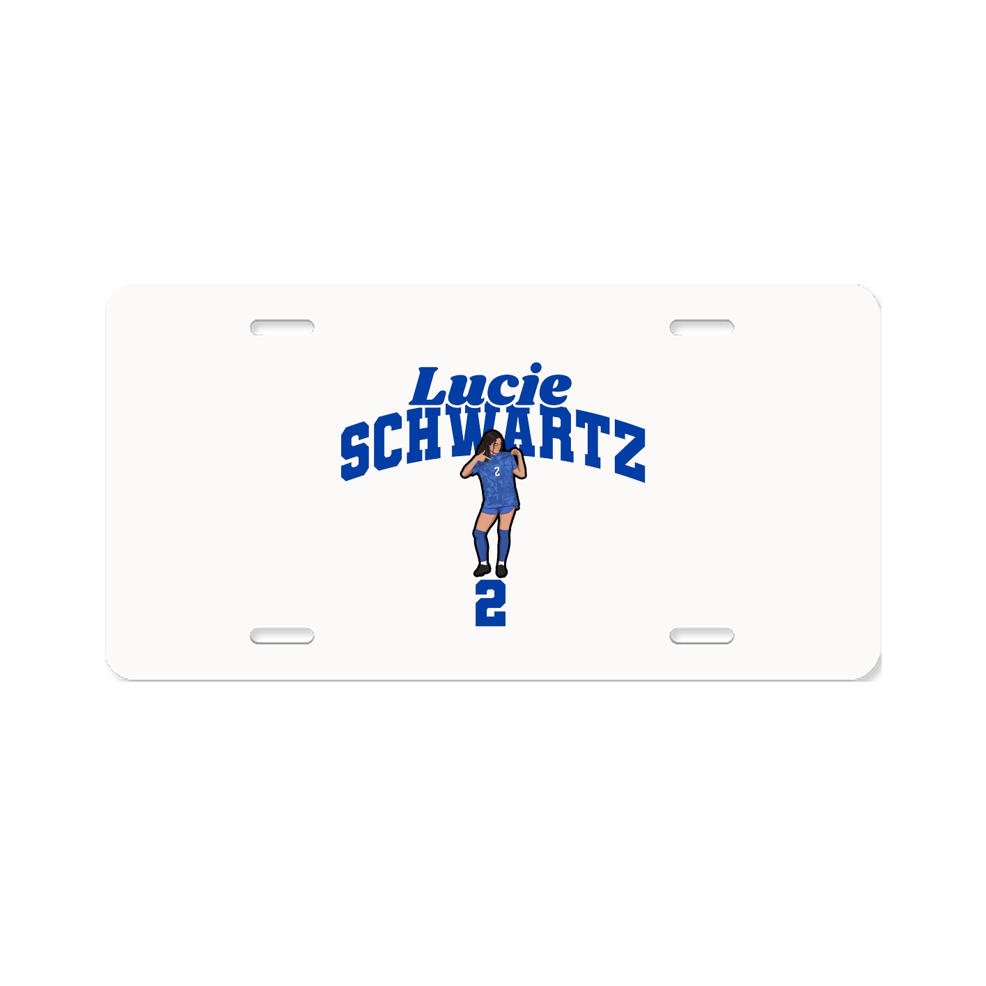 License Plate — Signature Arch in Classic