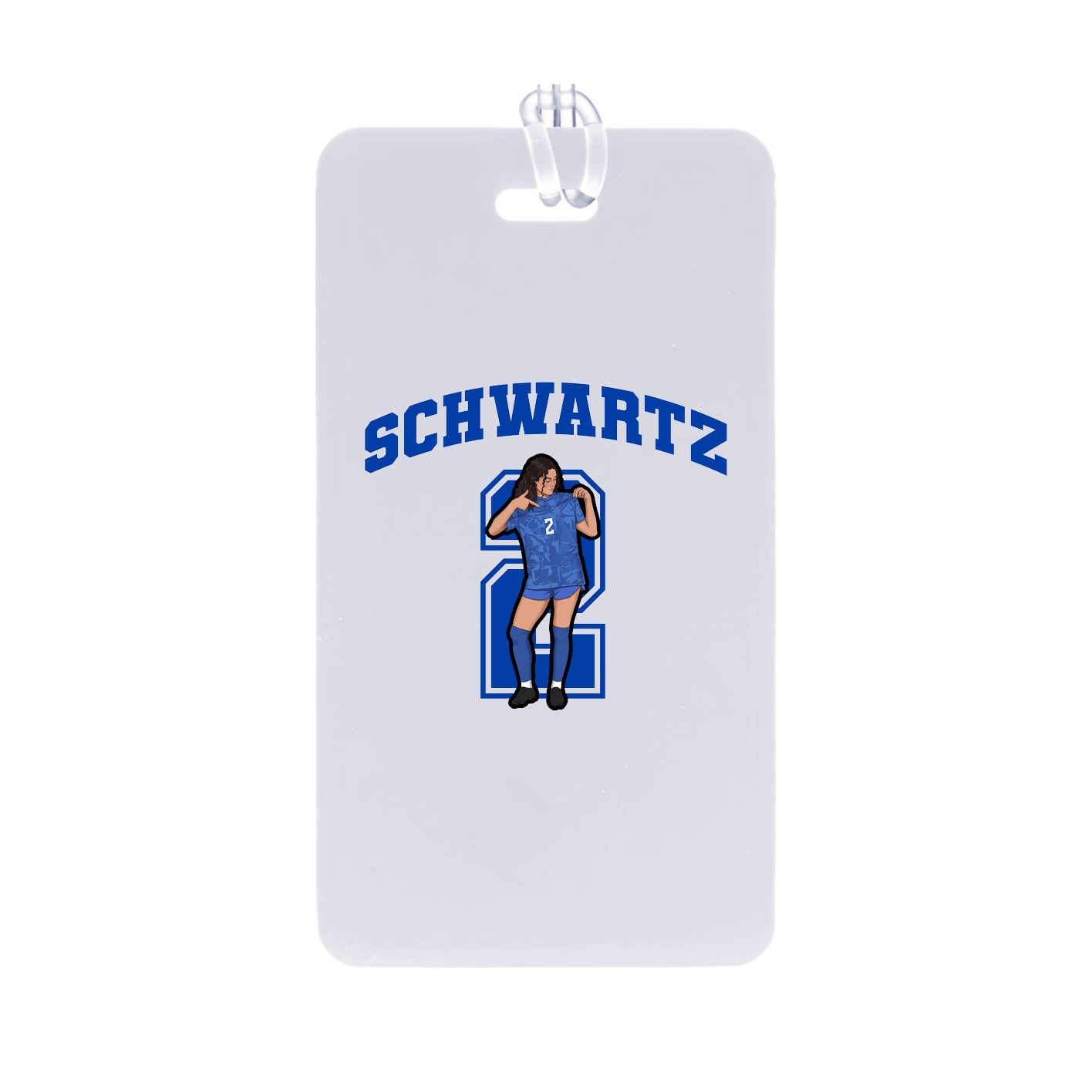Bag Tag — Number in Classic