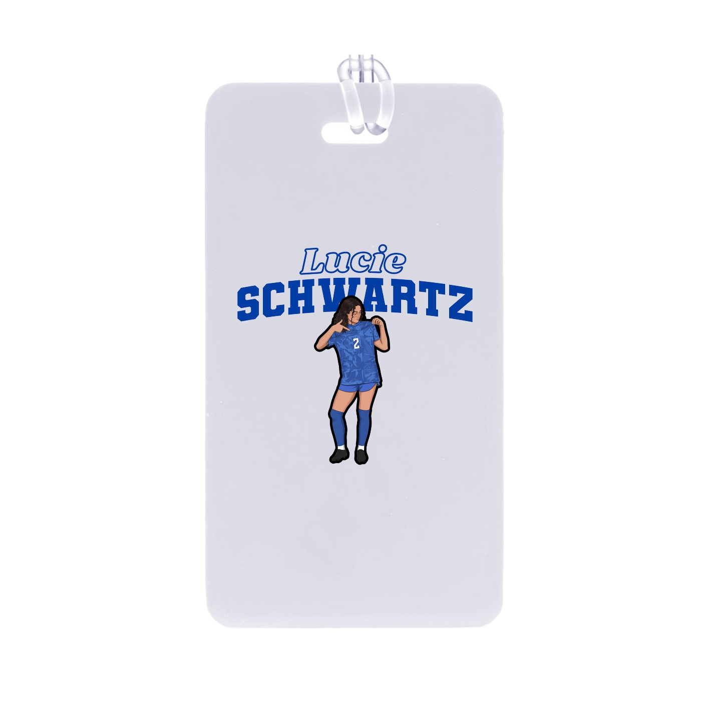 Bag Tag — Name Arch in Classic