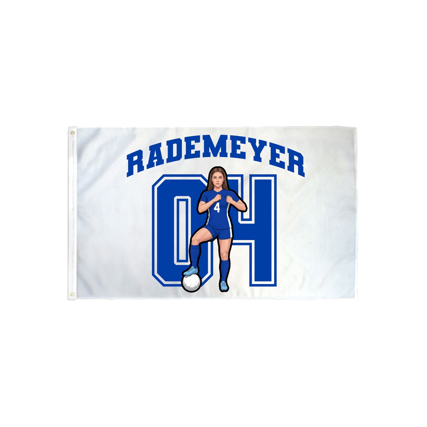 3x5 Flag — Number in Classic