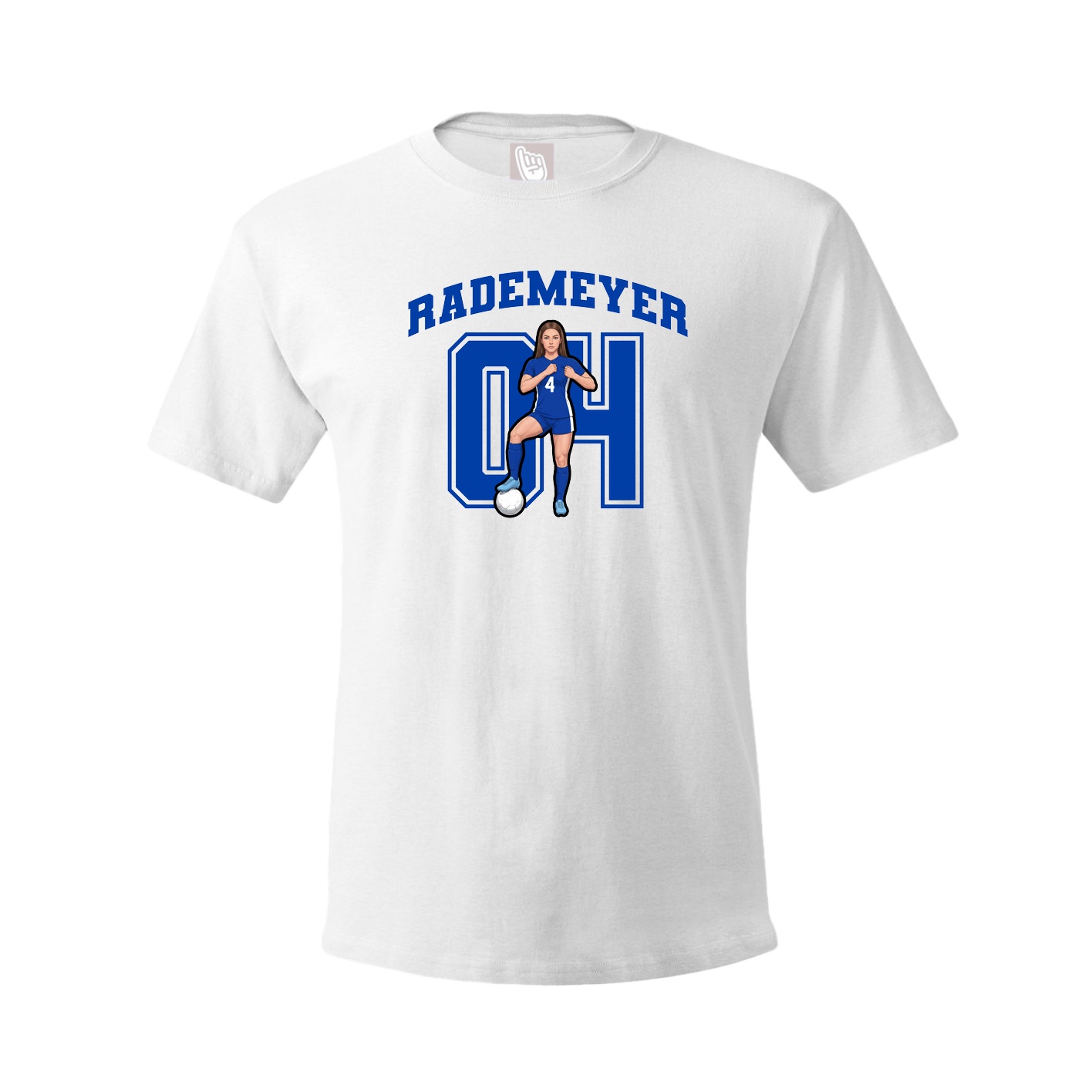 Tee — Number in White