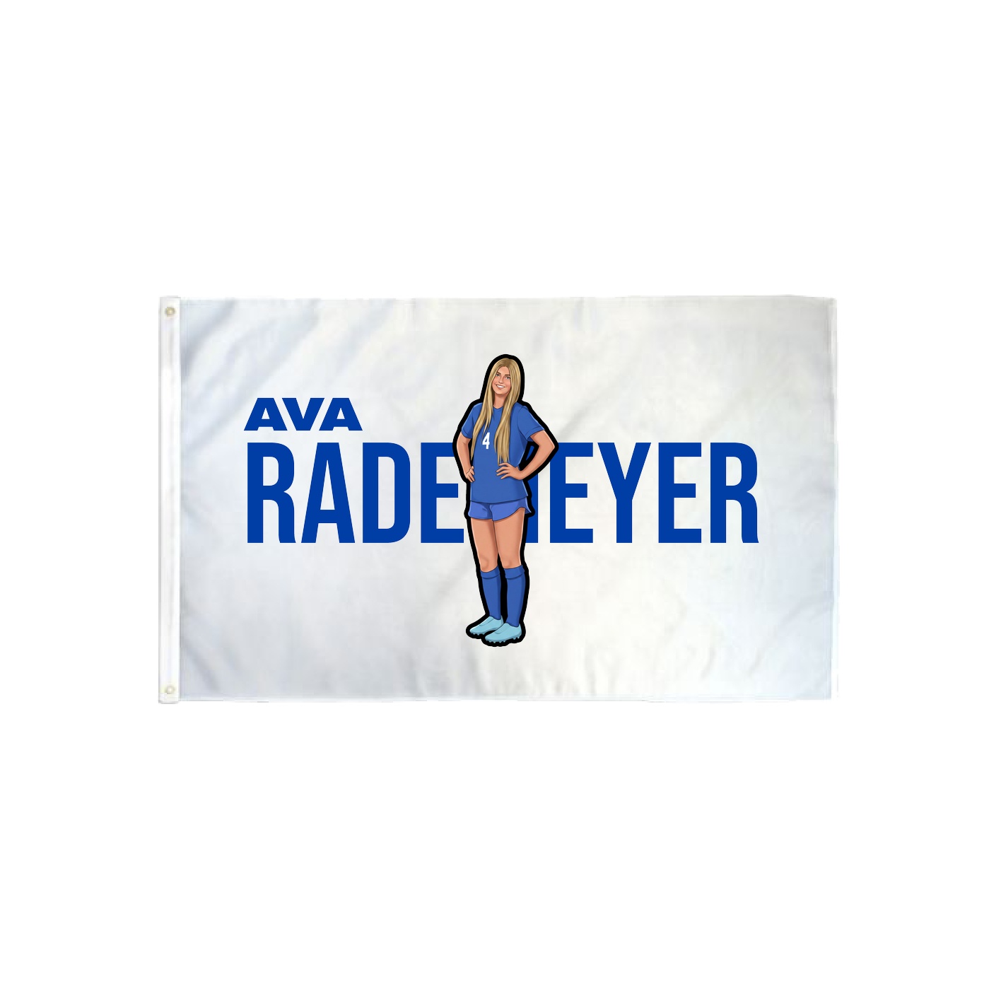 3x5 Flag — Player Name in Classic